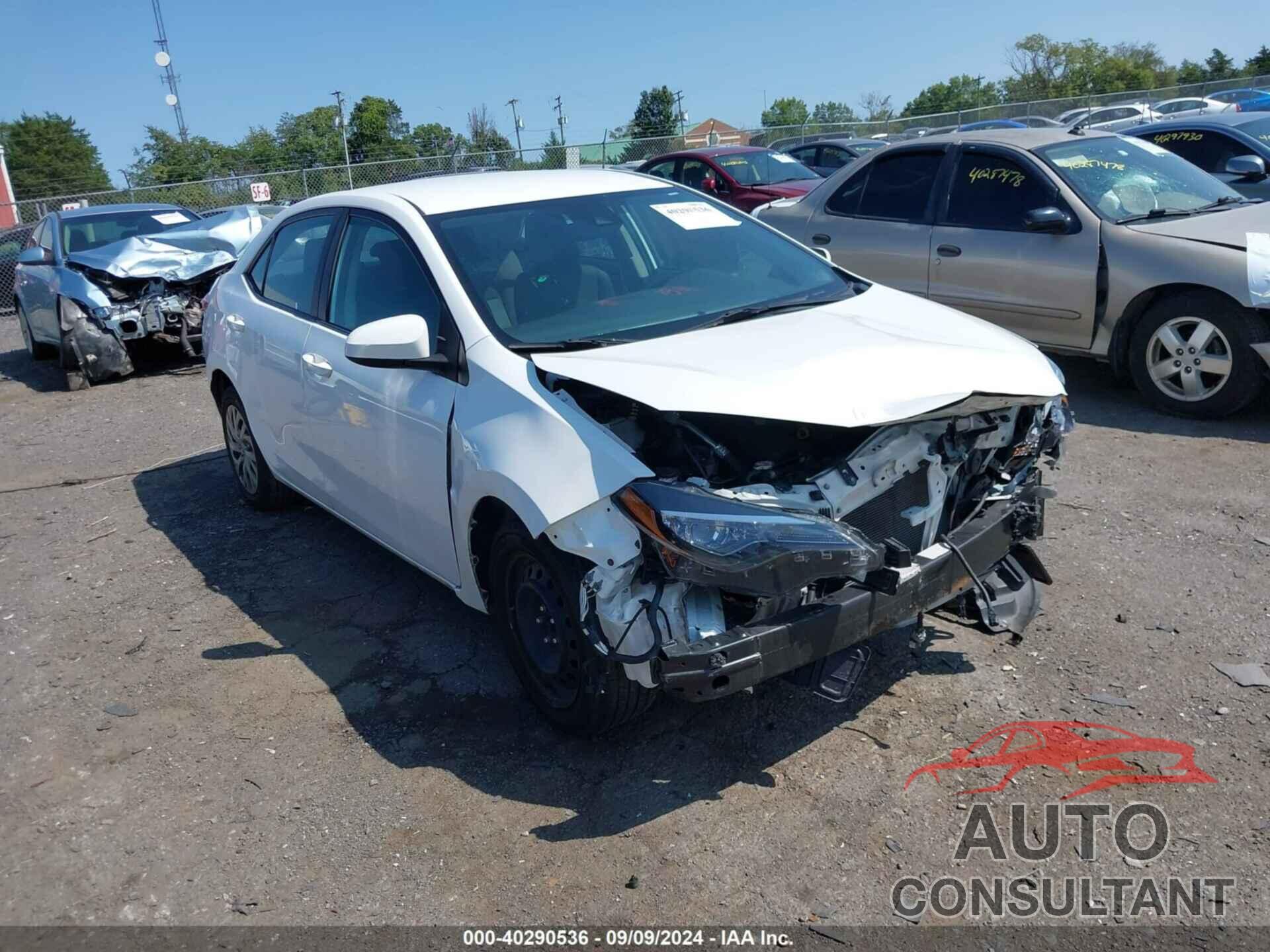 TOYOTA COROLLA 2019 - 2T1BURHE6KC245282