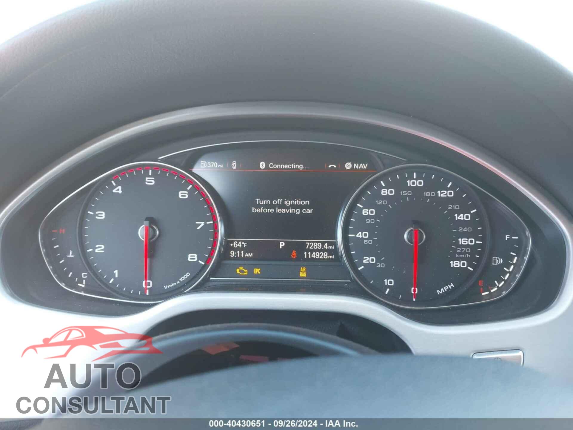 AUDI A8 2013 - WAUA2AFD9DN017867