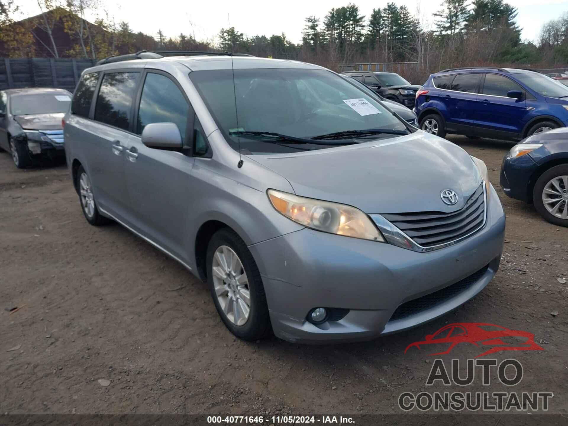 TOYOTA SIENNA 2011 - 5TDDK3DC0BS013347