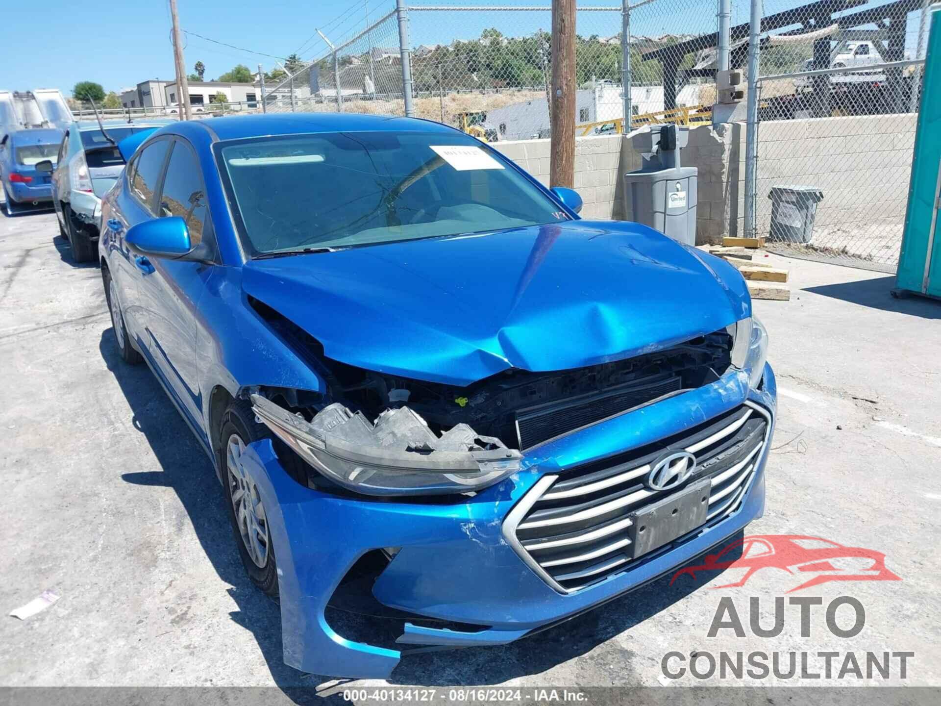 HYUNDAI ELANTRA 2017 - 5NPD74LF6HH202442