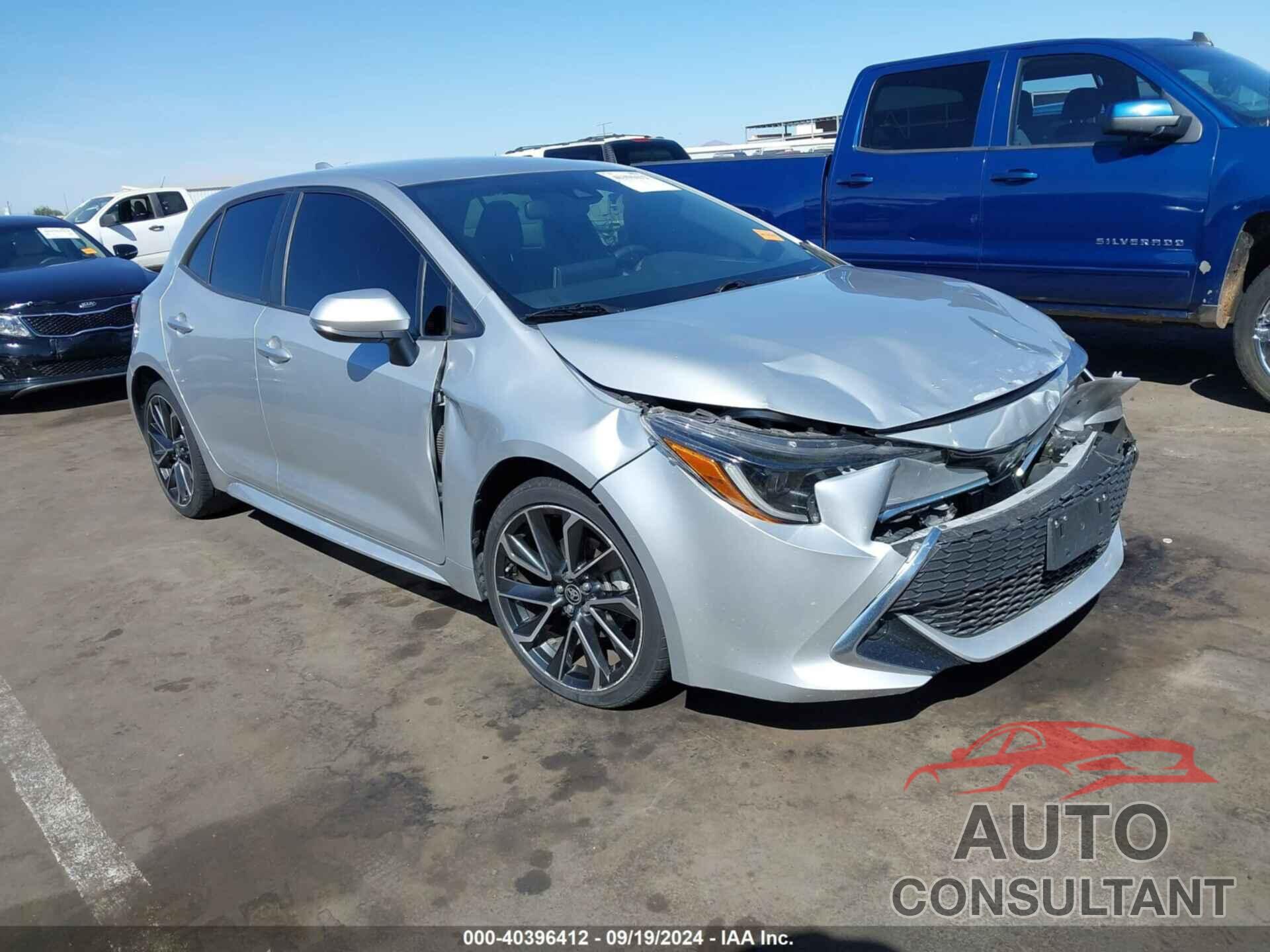 TOYOTA COROLLA 2019 - JTNK4RBE0K3047780