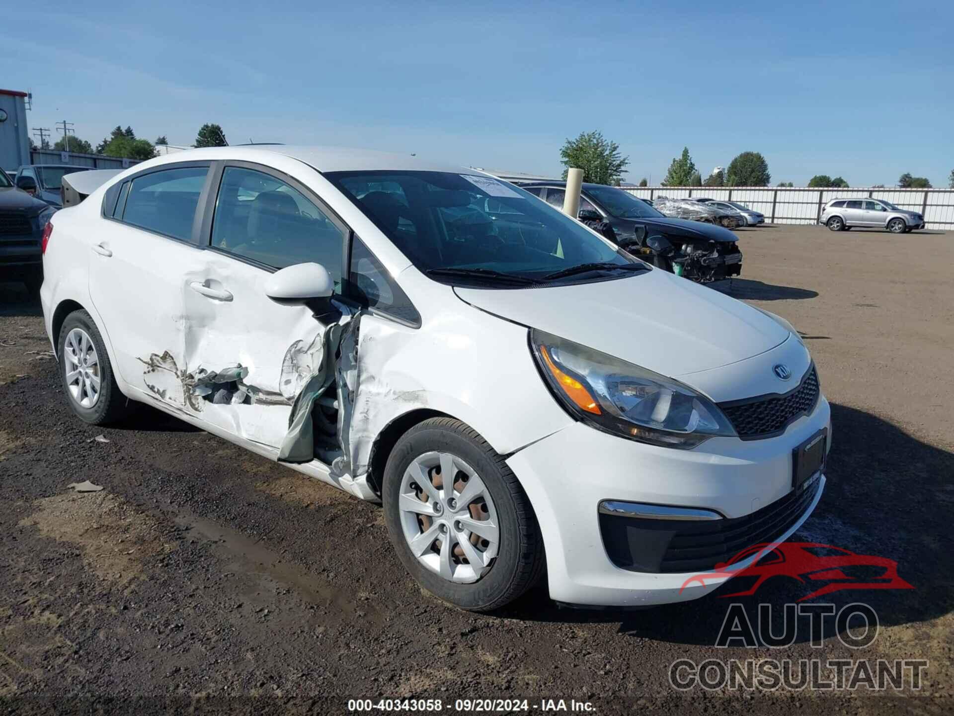 KIA RIO 2016 - KNADM4A36G6696308