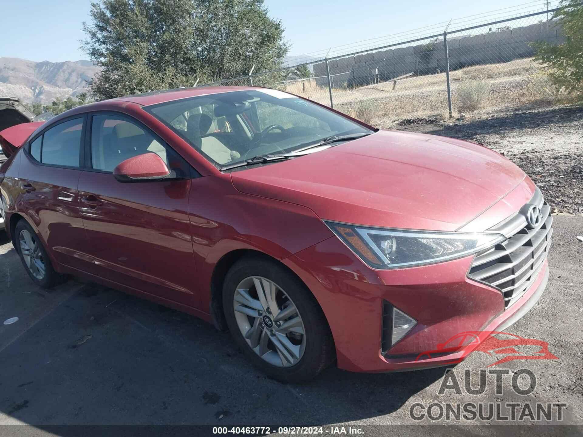 HYUNDAI ELANTRA 2020 - 5NPD84LF5LH536628