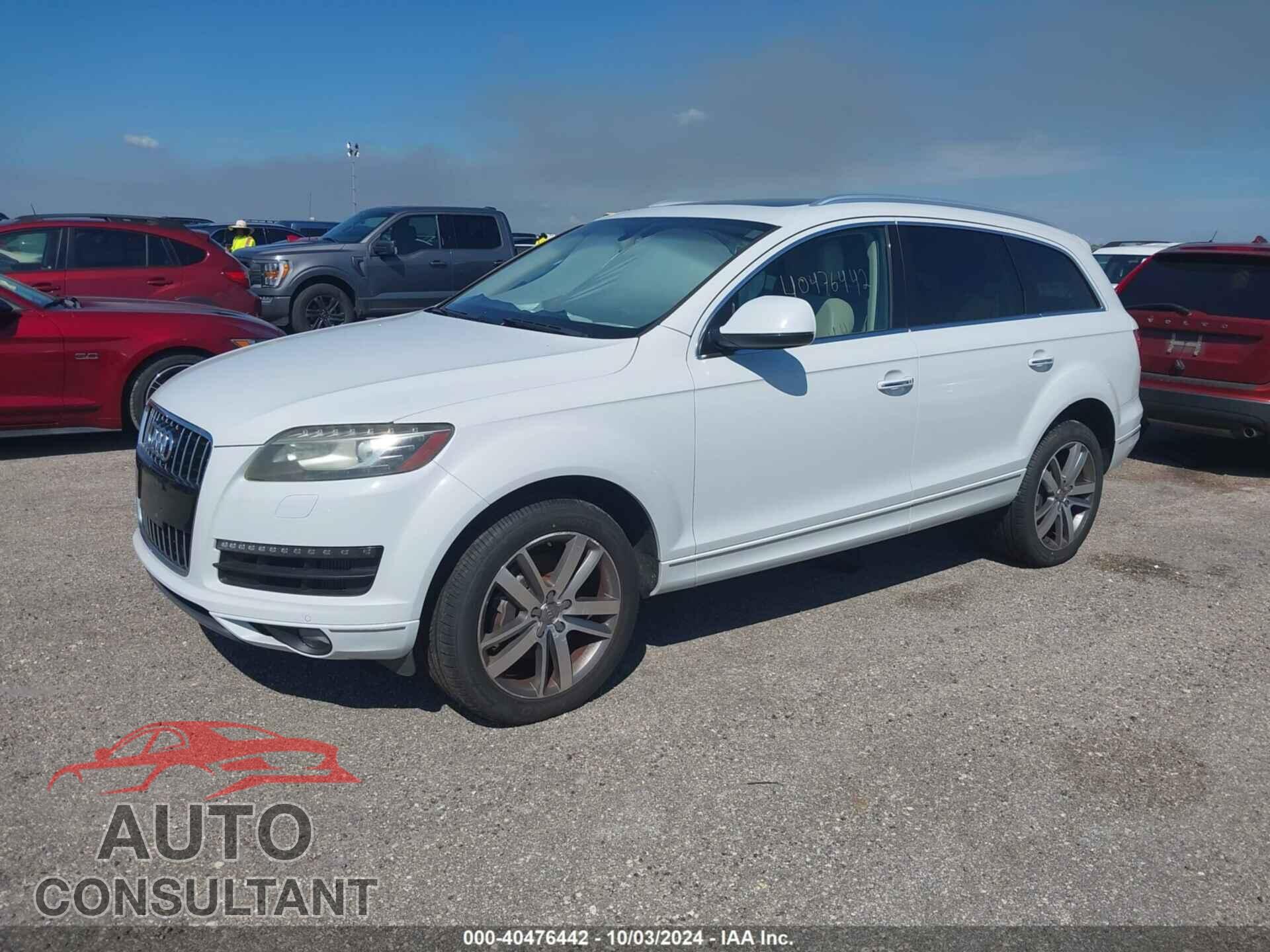 AUDI Q7 2012 - WA1VMAFEXCD007631
