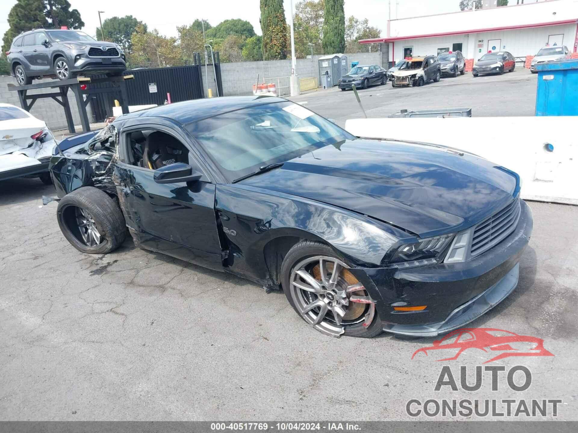 FORD MUSTANG 2012 - 1ZVBP8CF0C5245629