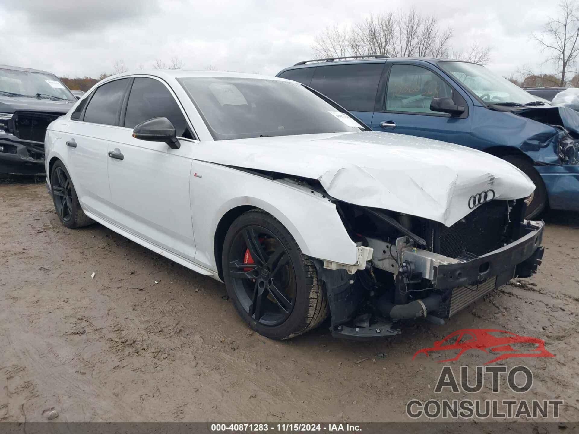 AUDI A4 2017 - WAUENAF42HN066584