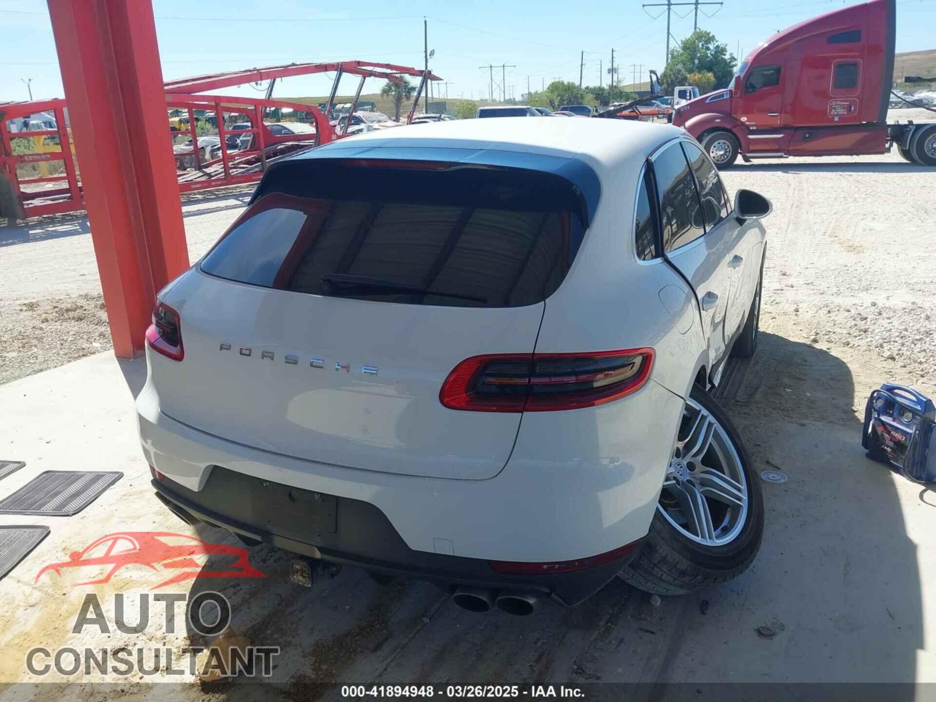PORSCHE MACAN 2016 - WP1AB2A57GLB54166