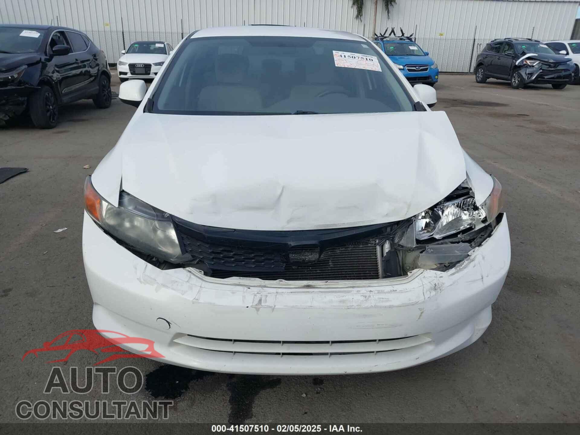 HONDA CIVIC 2012 - 2HGFB2F63CH548846