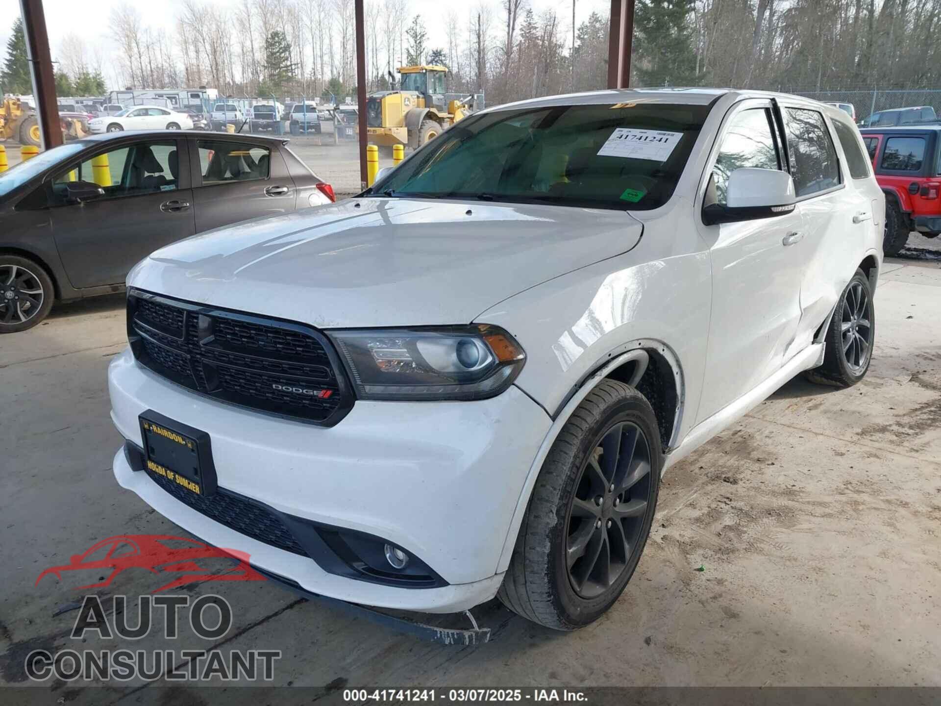 DODGE DURANGO 2017 - 1C4SDJCT1HC858919