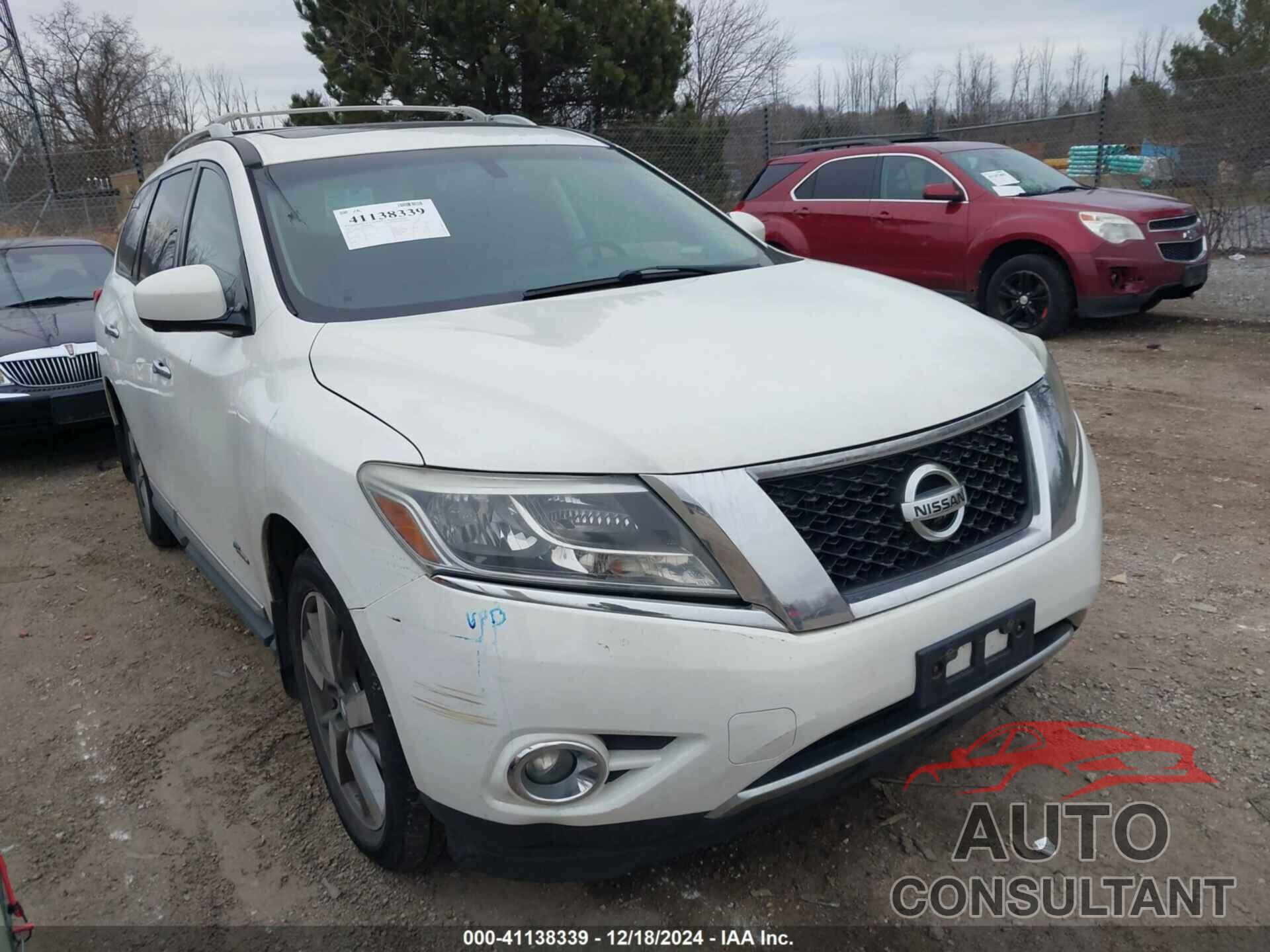 NISSAN PATHFINDER HYBRID 2014 - 5N1CR2MM2EC658612