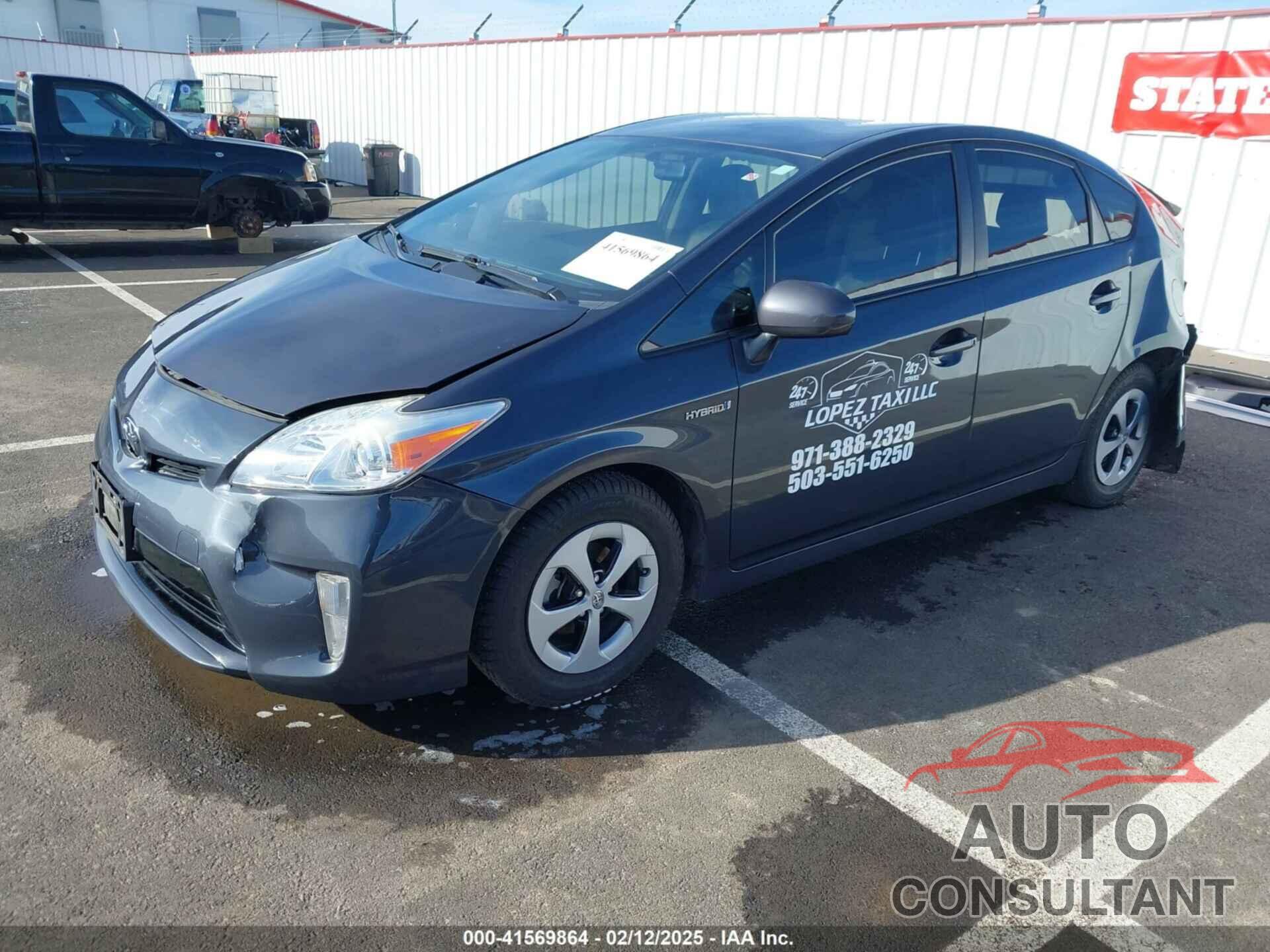 TOYOTA PRIUS 2014 - JTDKN3DU3E1743858