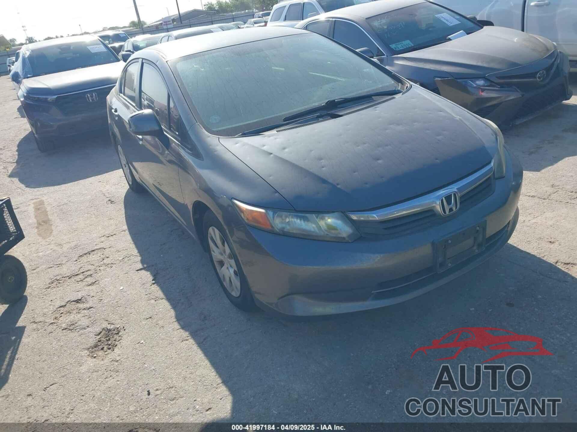 HONDA CIVIC 2012 - 2HGFB2F59CH563102