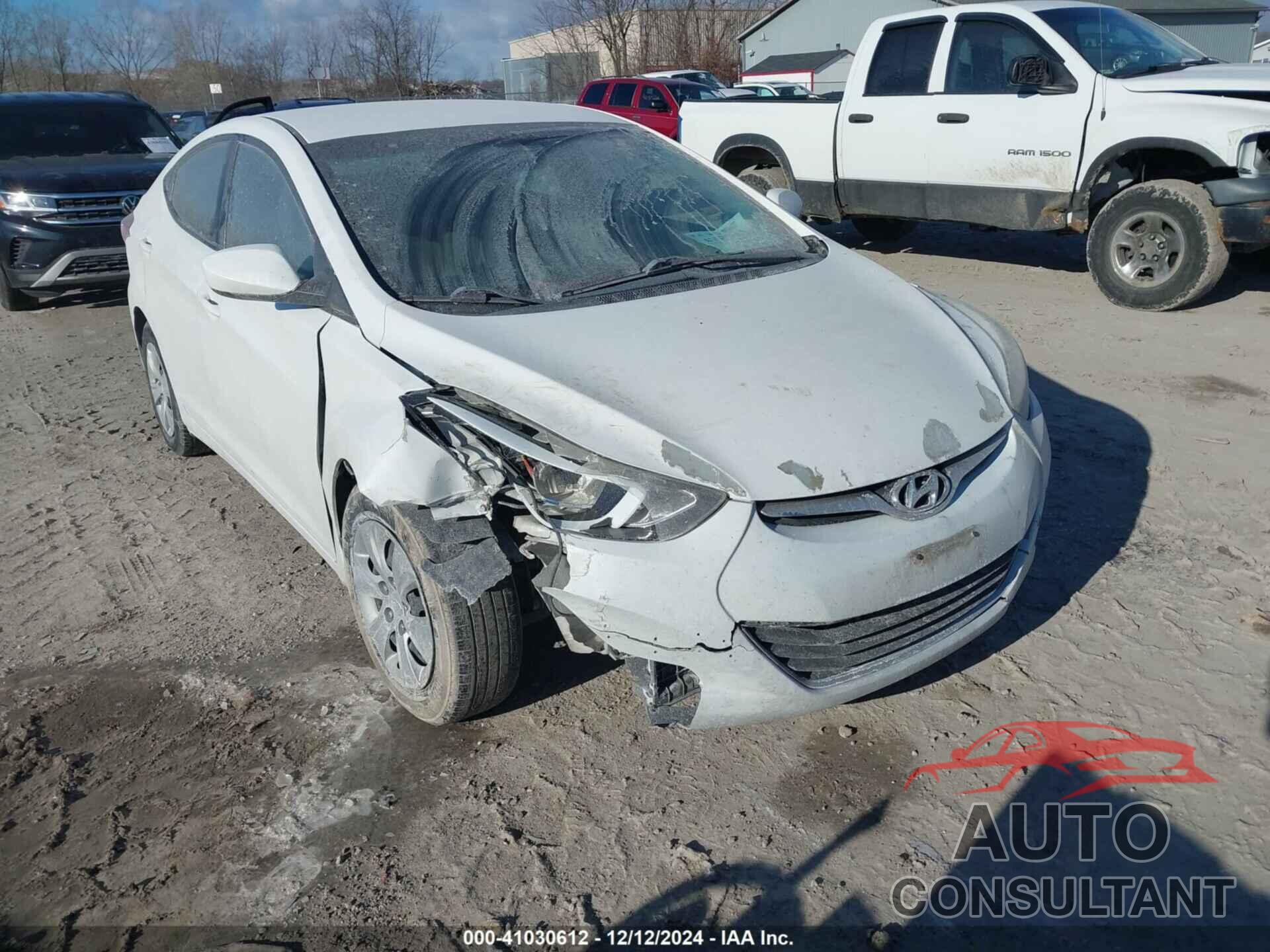 HYUNDAI ELANTRA 2016 - 5NPDH4AE8GH706769