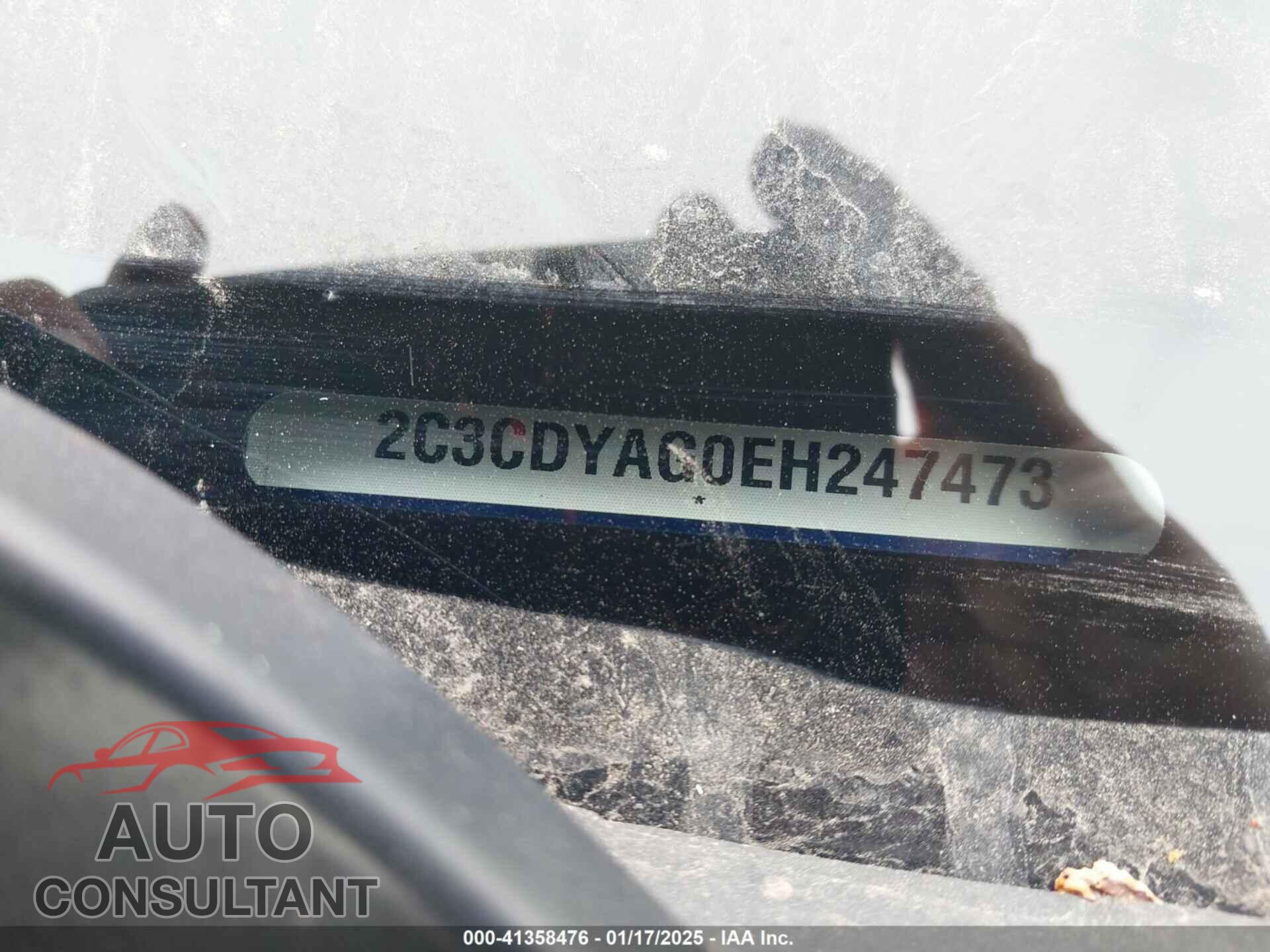 DODGE CHALLENGER 2014 - 2C3CDYAG0EH247473
