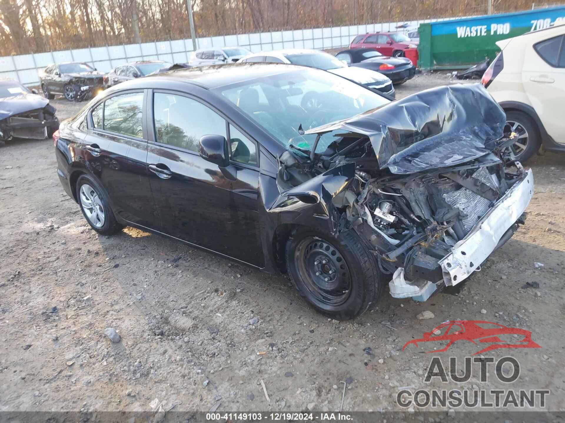 HONDA CIVIC 2013 - 19XFB2F58DE049334