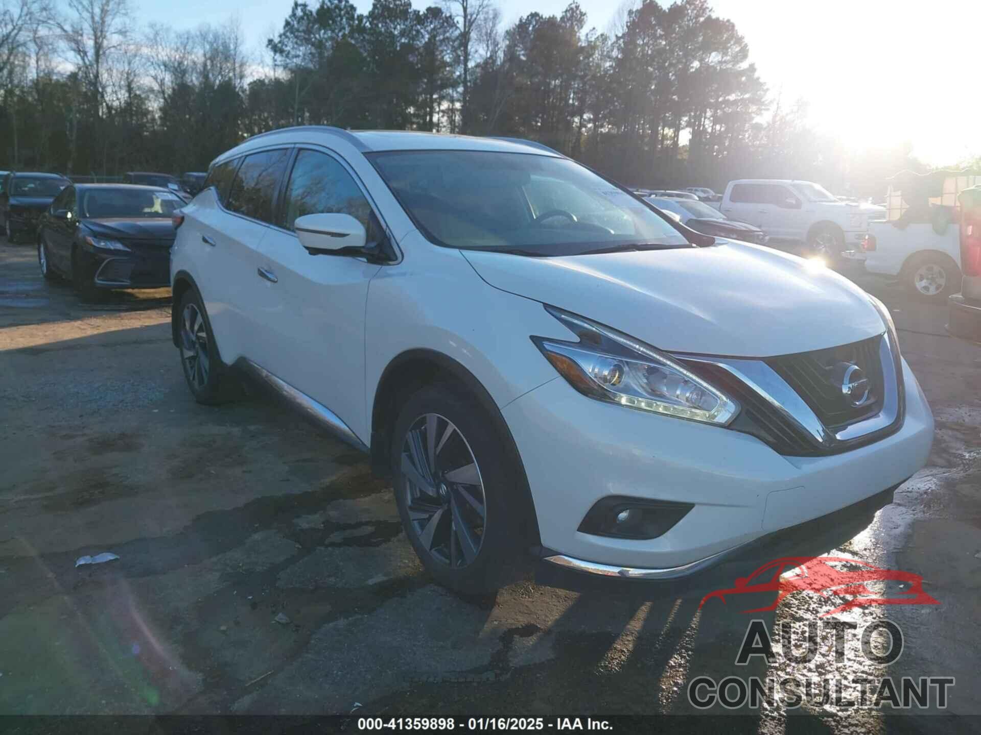 NISSAN MURANO 2017 - 5N1AZ2MH5HN118819