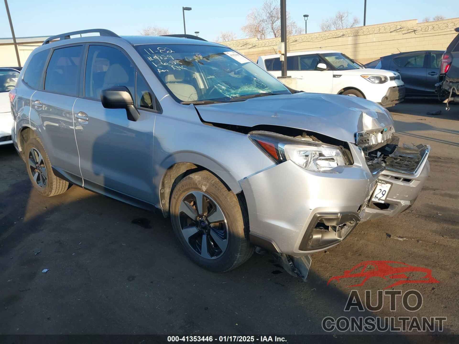 SUBARU FORESTER 2018 - JF2SJABC6JH414729