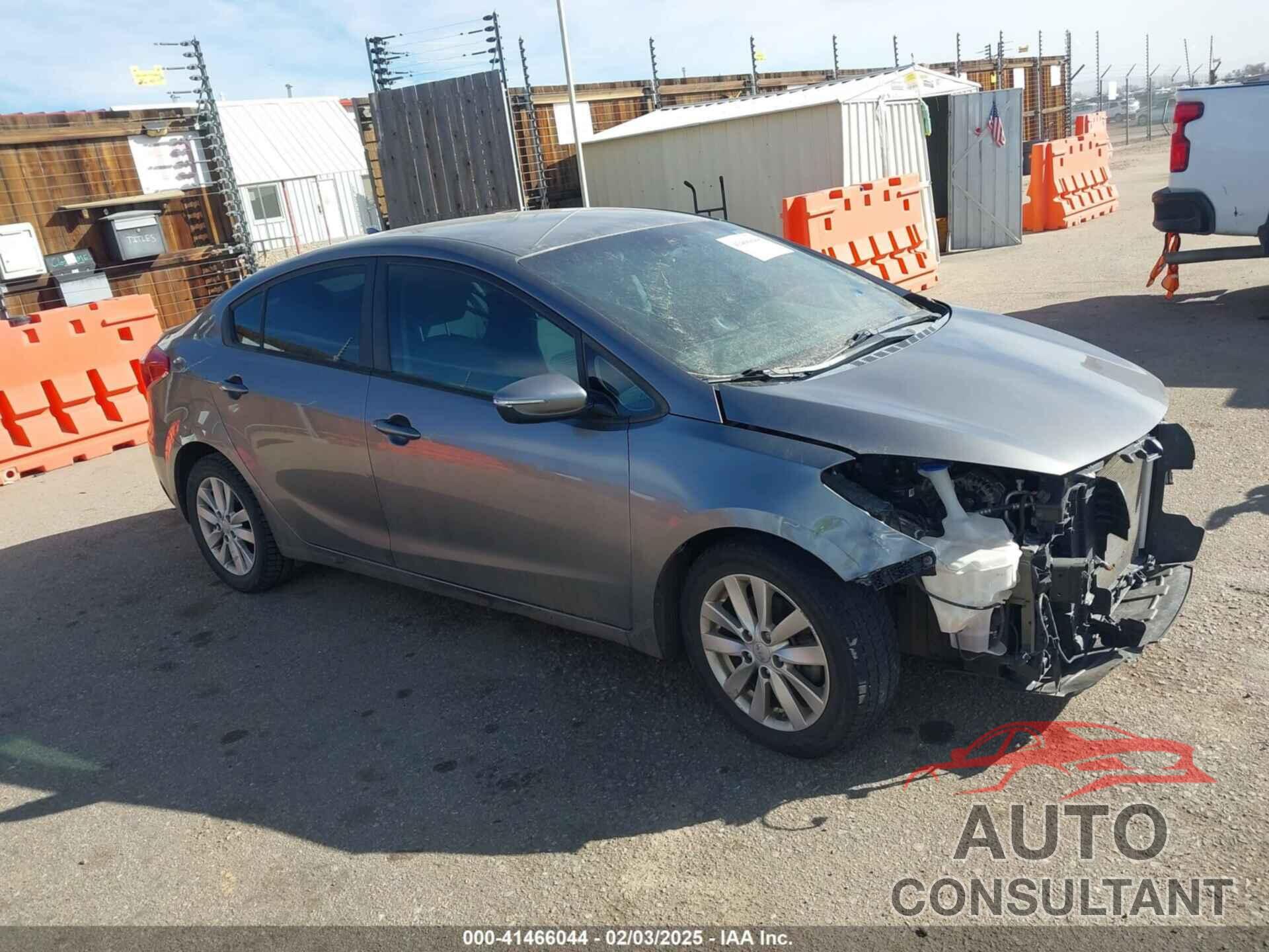 KIA FORTE 2016 - KNAFX4A69G5462812