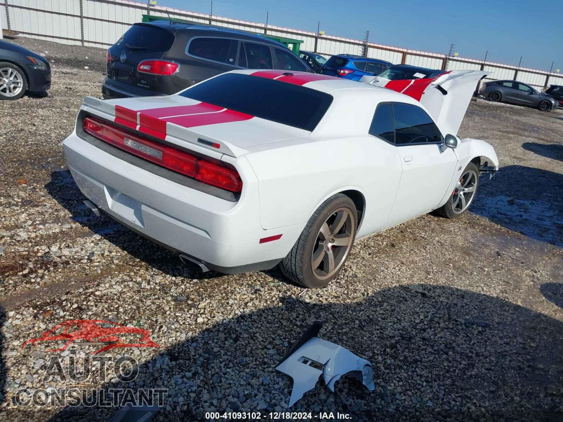 DODGE CHALLENGER 2012 - 2C3CDYCJ7CH193630