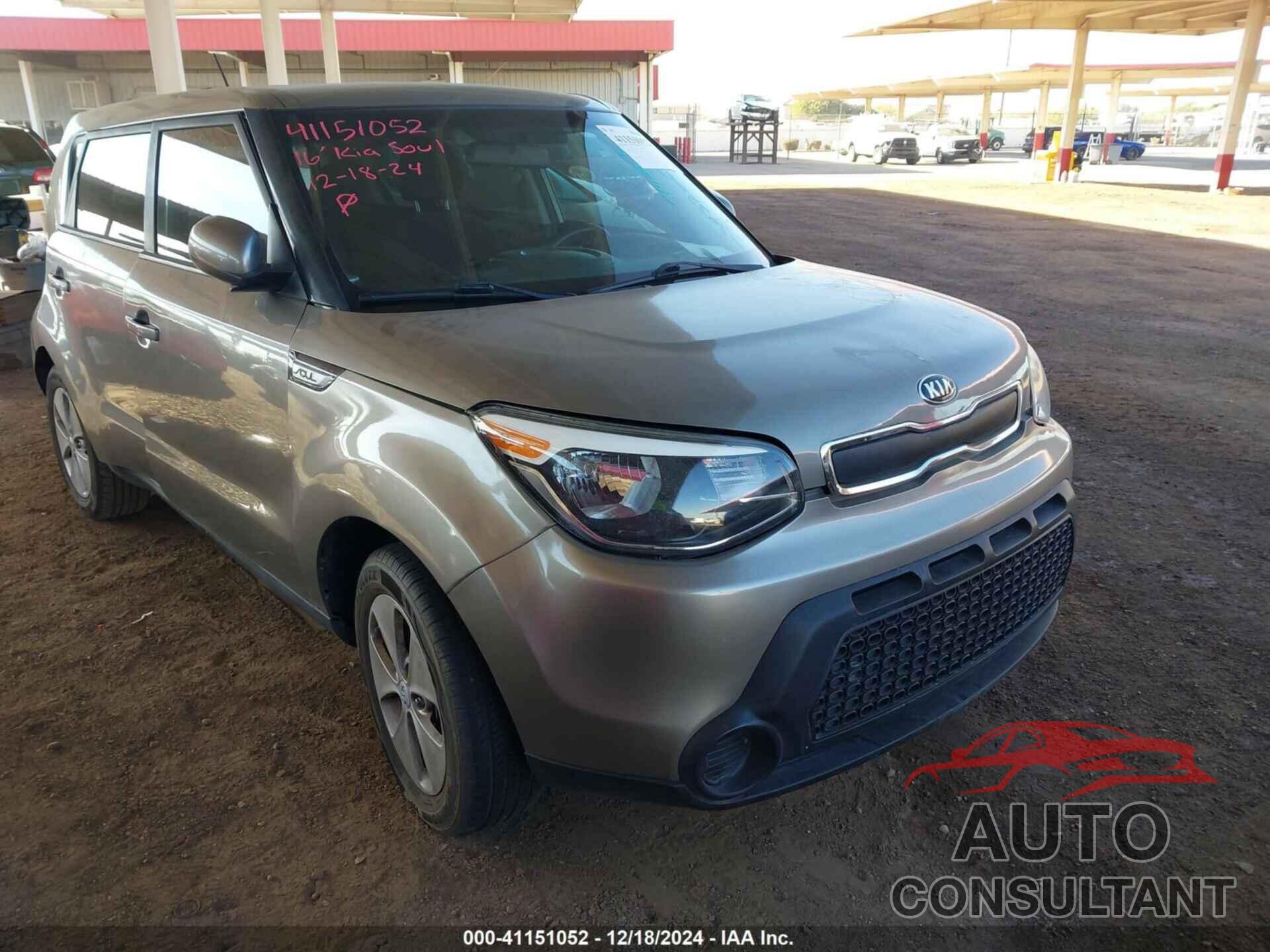 KIA SOUL 2016 - KNDJN2A28G7343206