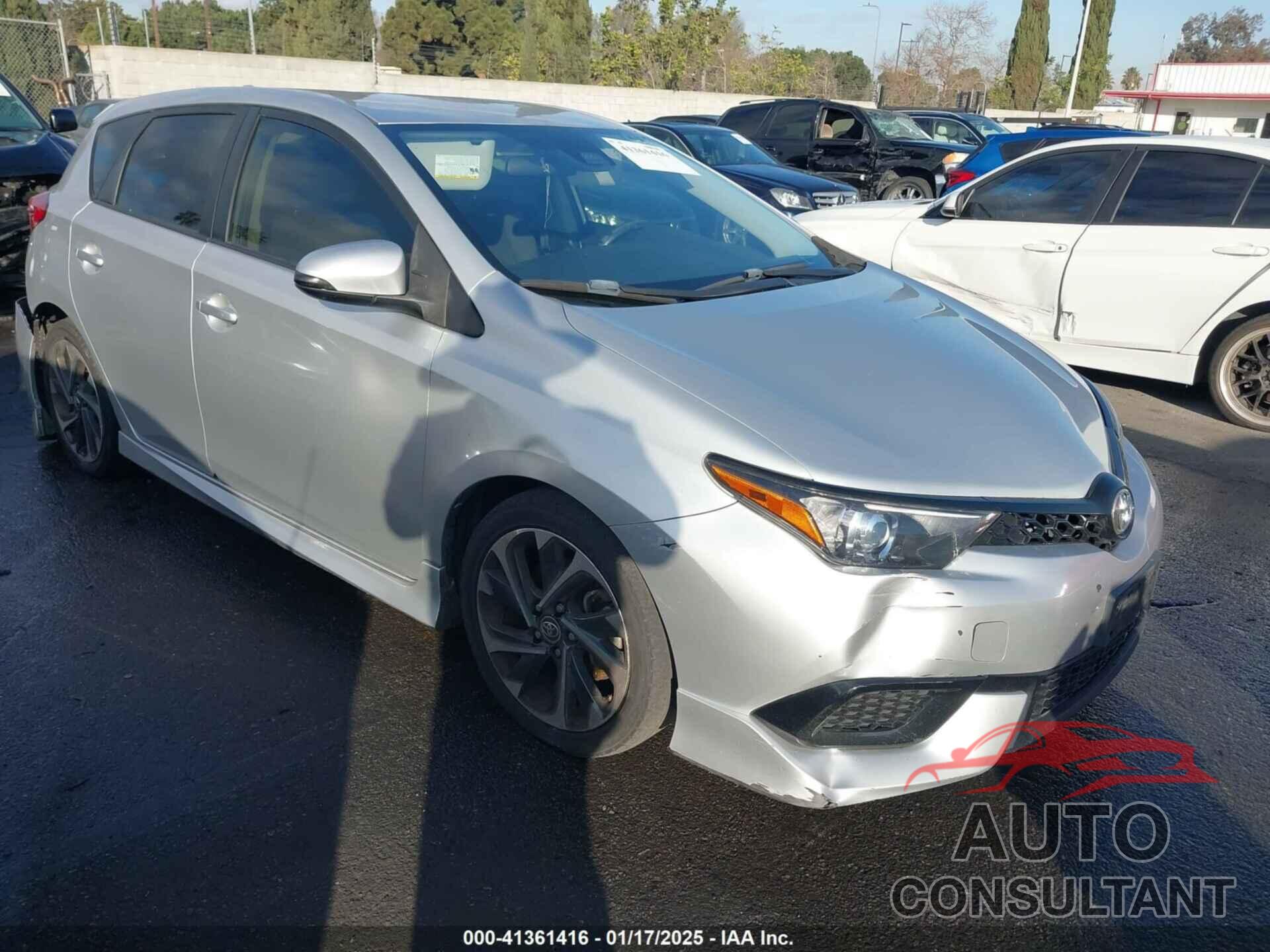 TOYOTA COROLLA IM 2018 - JTNKARJE9JJ553418
