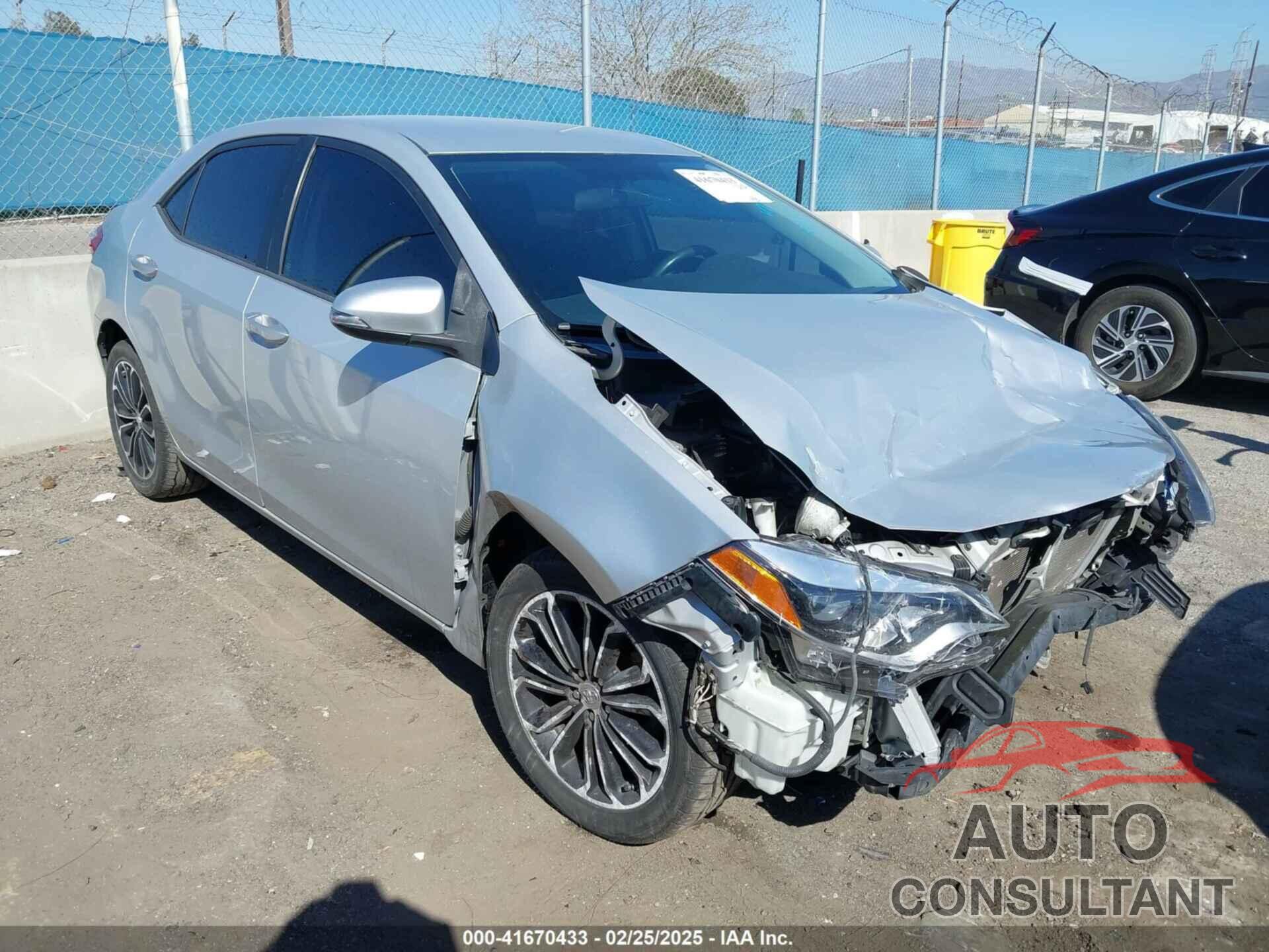 TOYOTA COROLLA 2015 - 2T1BURHE5FC466474