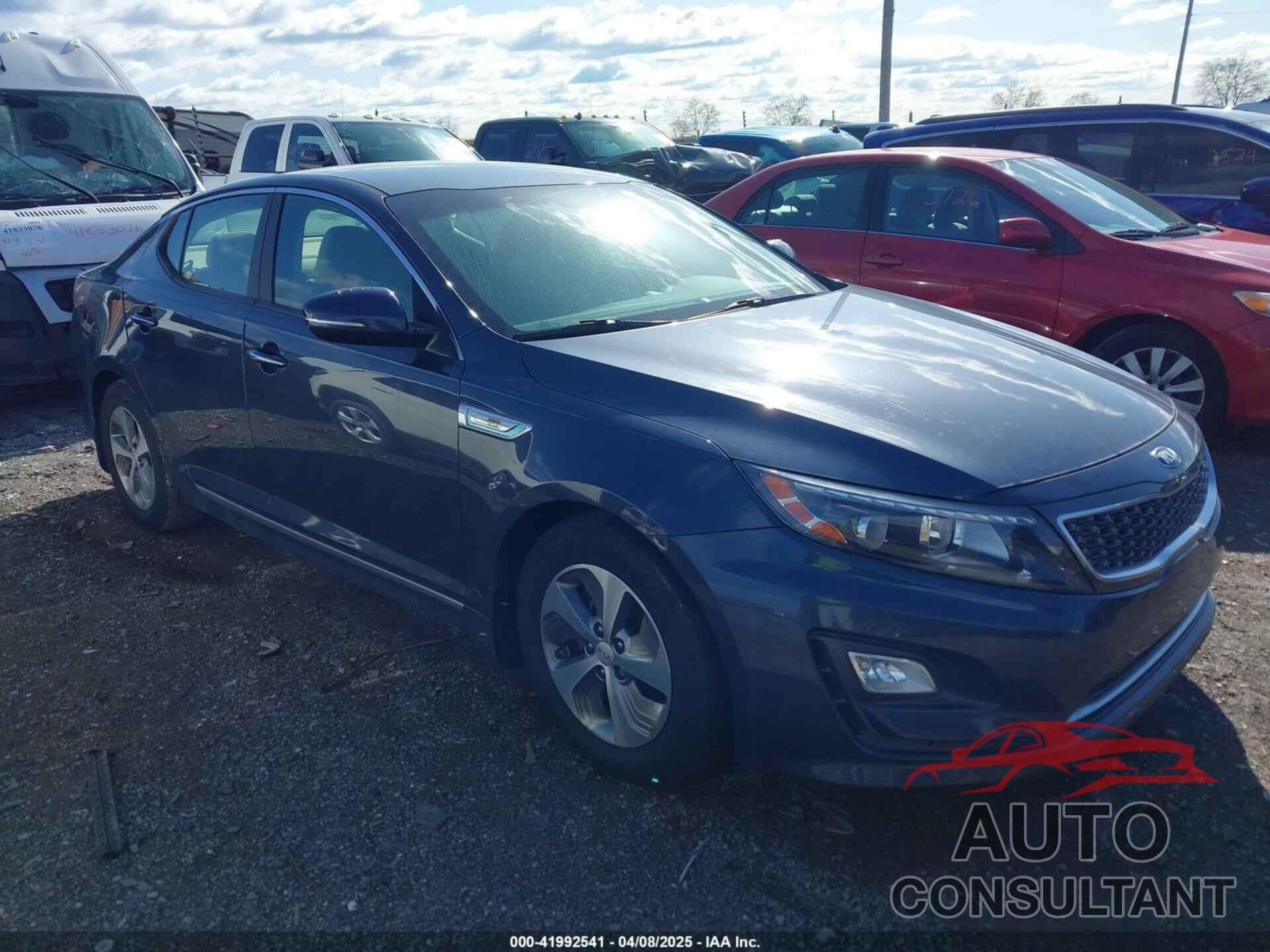 KIA OPTIMA HYBRID 2014 - KNAGM4AD1E5064423