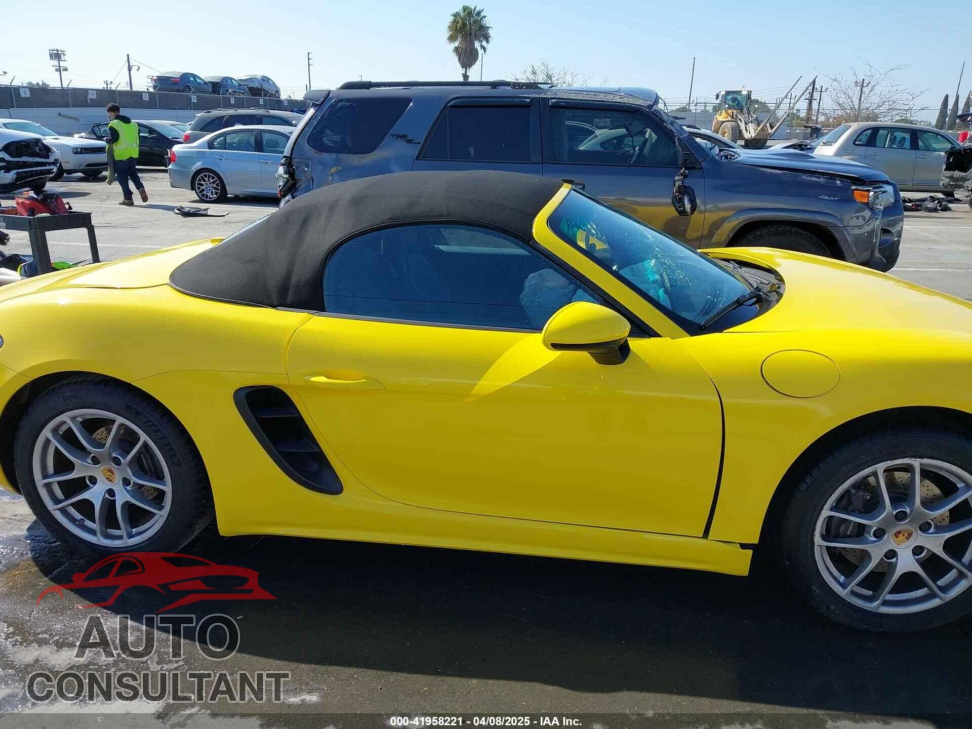 PORSCHE 718 BOXSTER 2021 - WP0CA2A8XMS210397