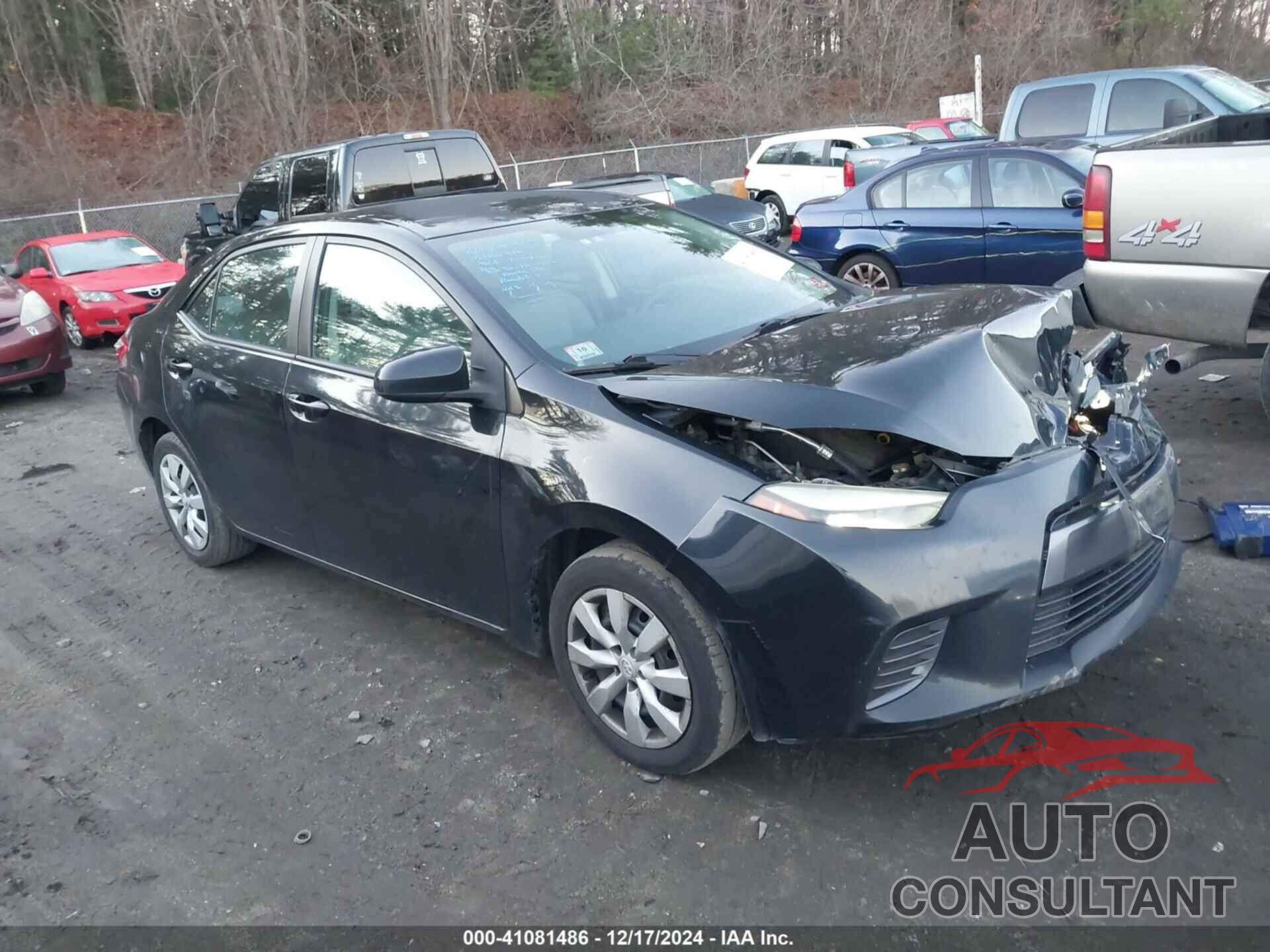 TOYOTA COROLLA 2015 - 2T1BURHE1FC406594