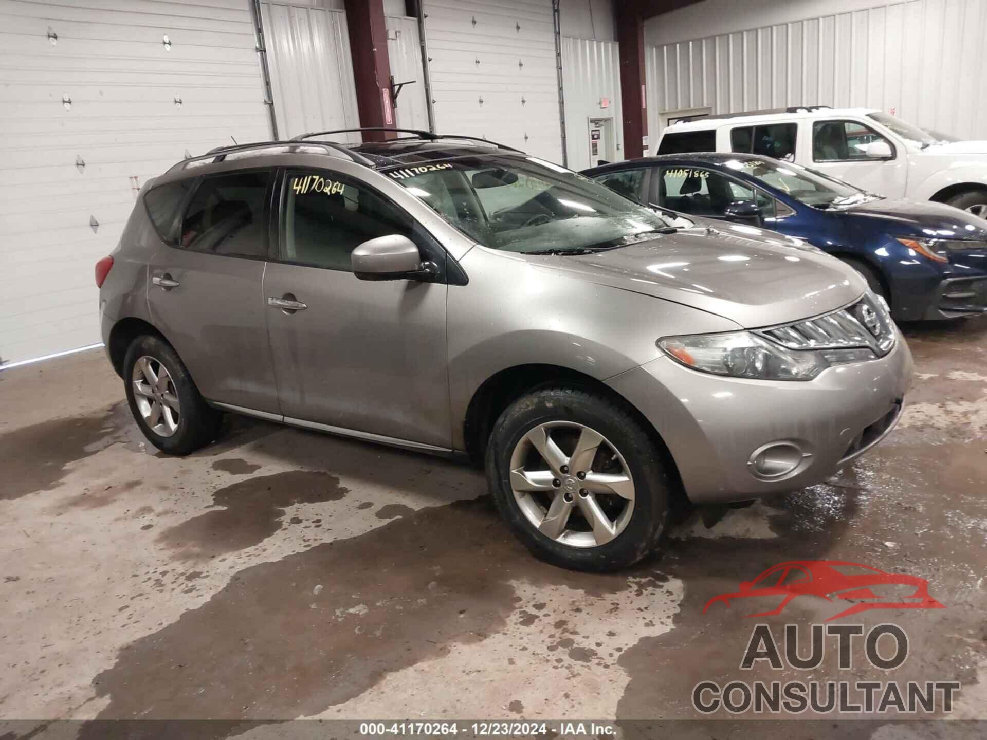 NISSAN MURANO 2010 - JN8AZ1MW4AW139775