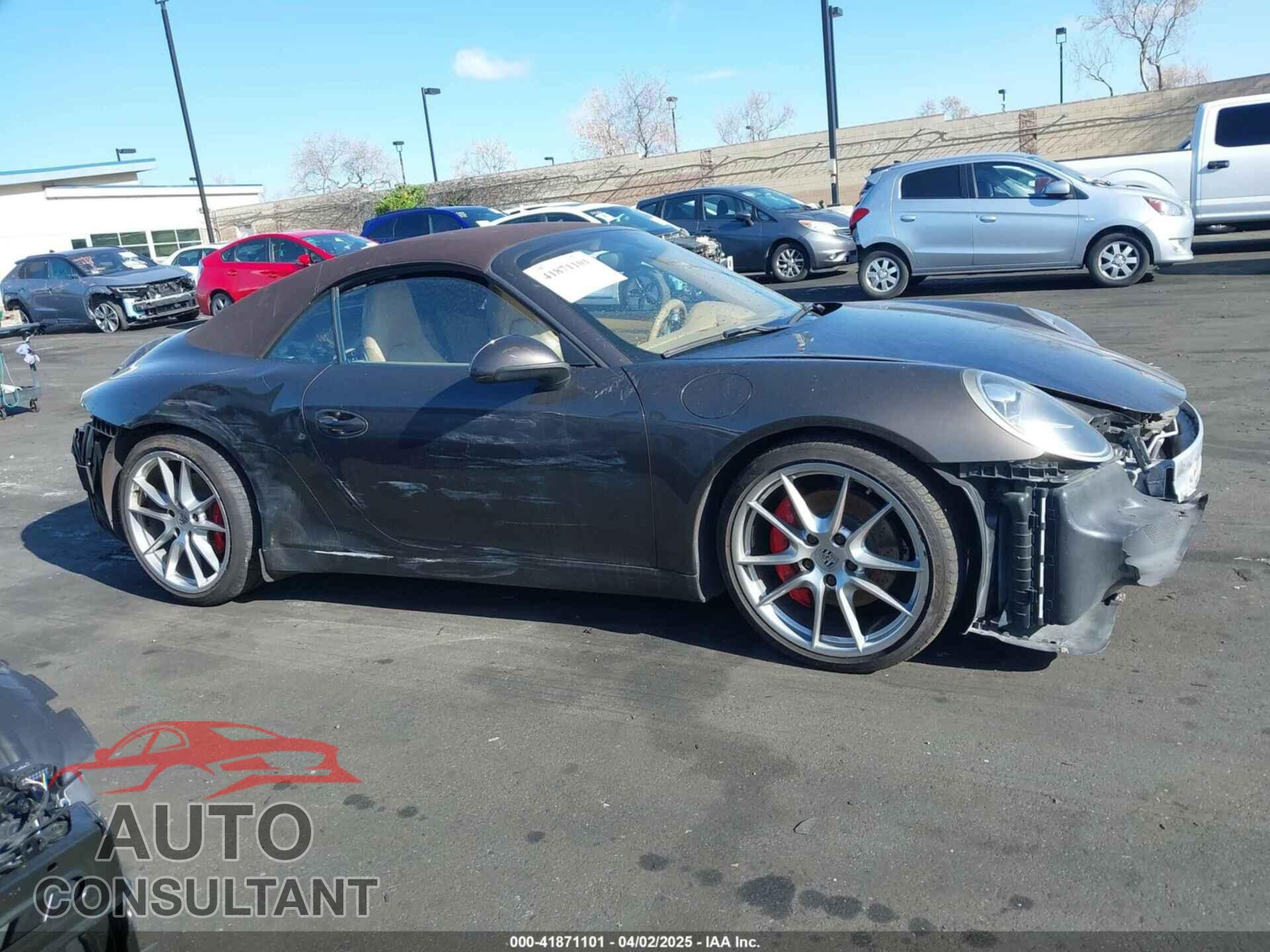 PORSCHE 911 2012 - WP0CB2A98CS154934