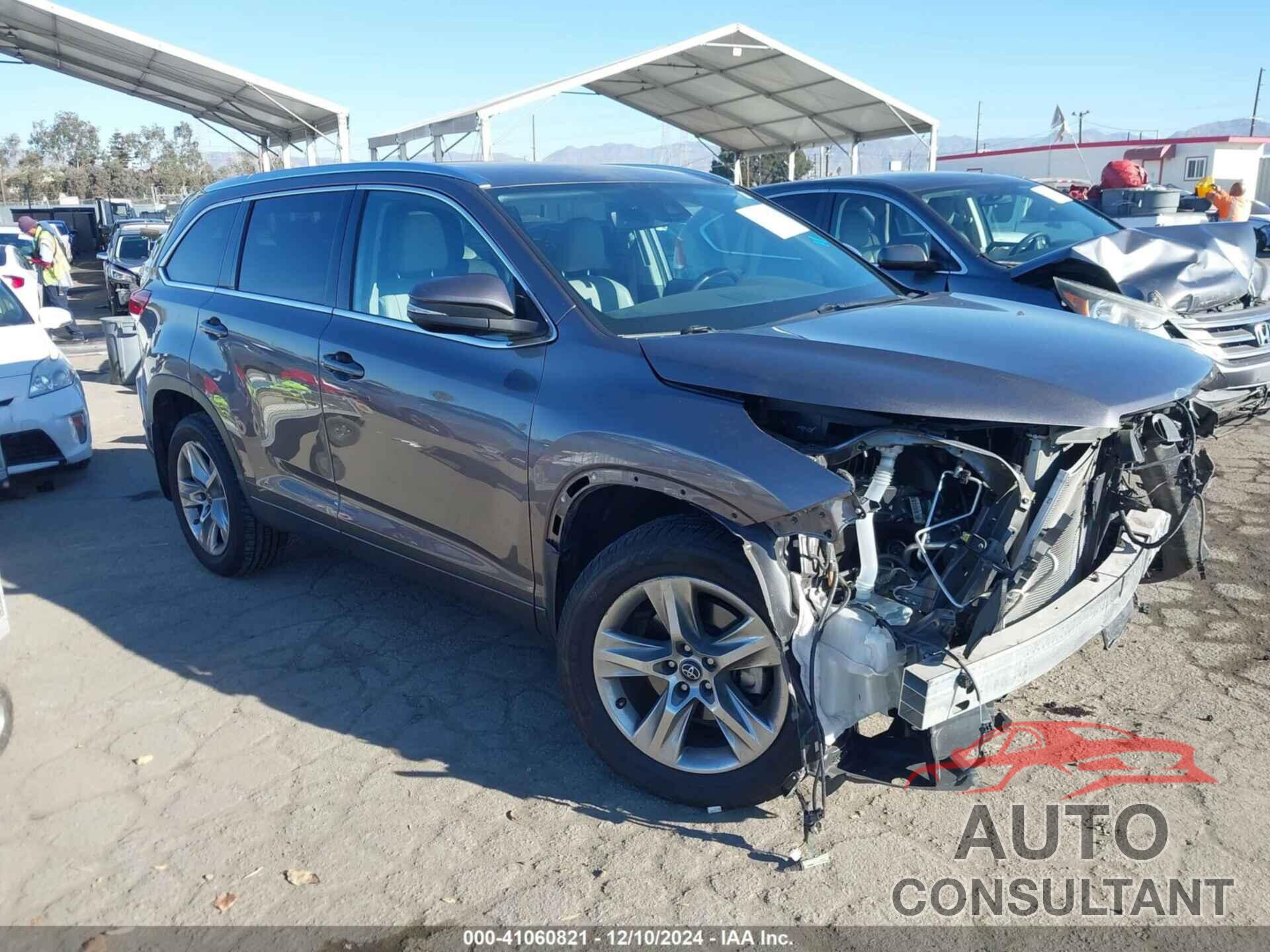 TOYOTA HIGHLANDER 2019 - 5TDDZRFH3KS970983