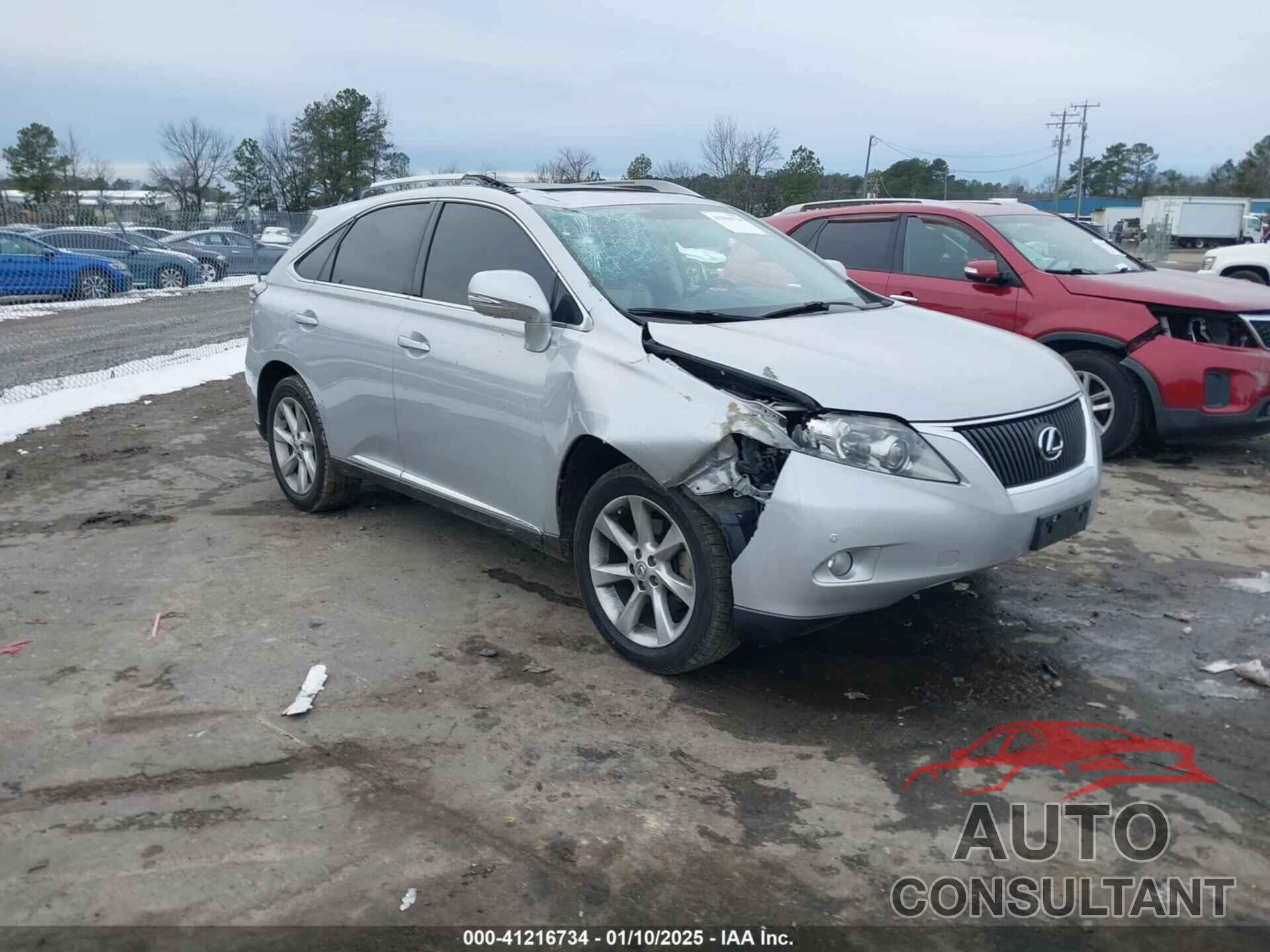 LEXUS RX 350 2010 - 2T2ZK1BA7AC012937