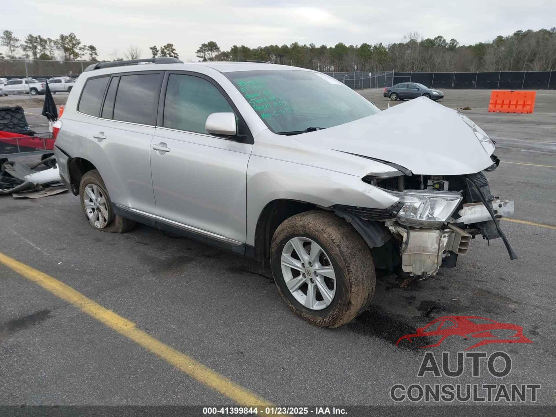 TOYOTA HIGHLANDER 2013 - 5TDZK3EH0DS111944