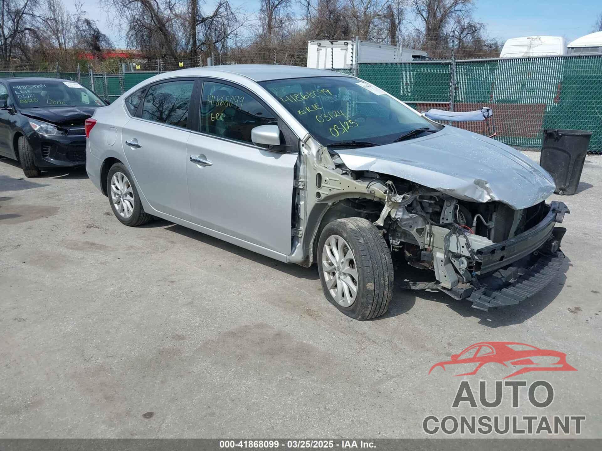 NISSAN SENTRA 2019 - 3N1AB7AP5KL606437