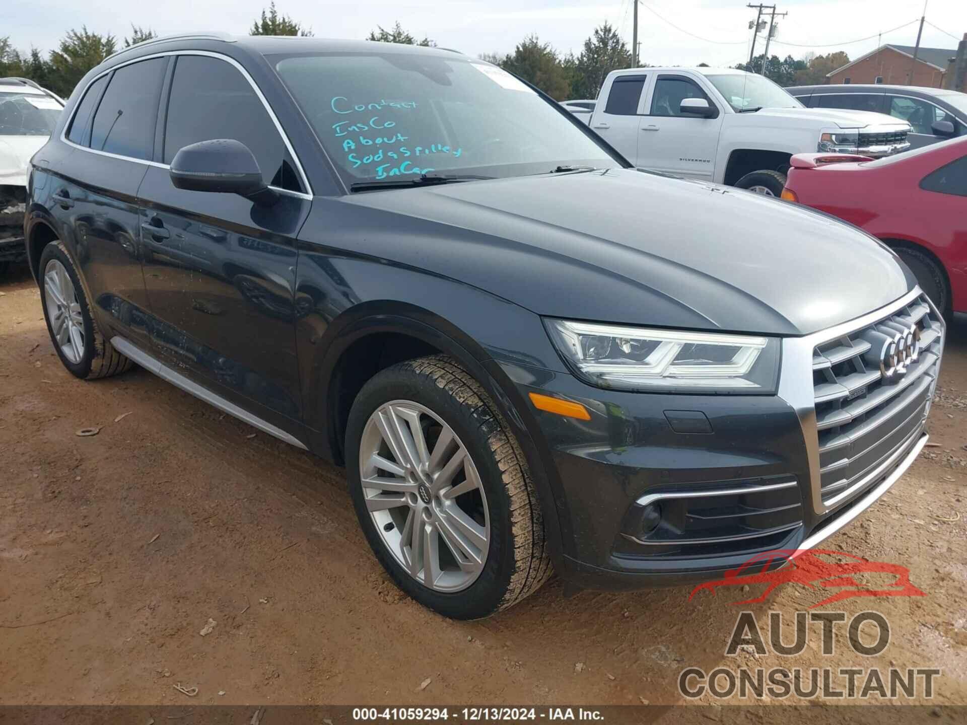 AUDI Q5 2019 - WA1CNAFY2K2023587