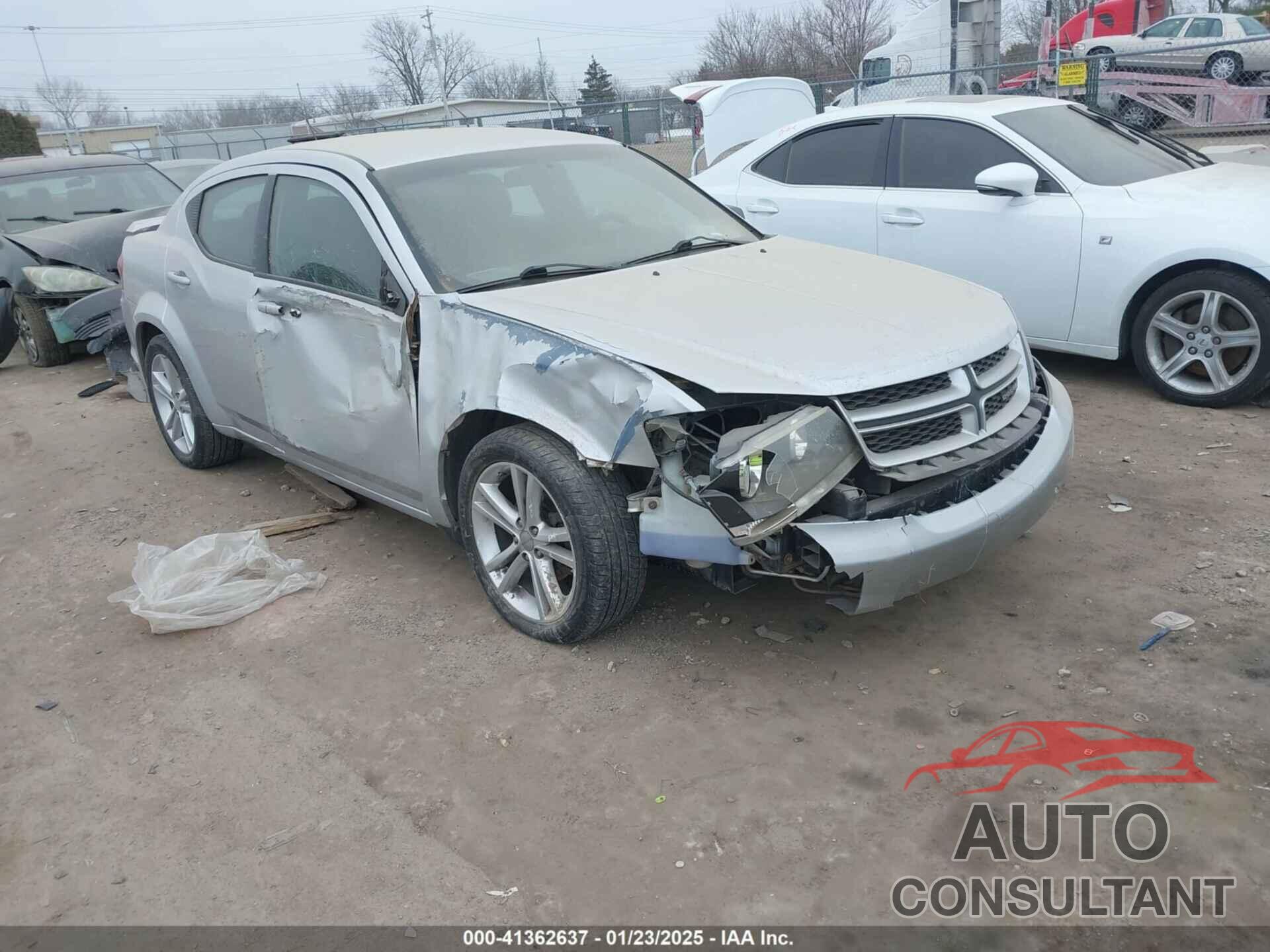 DODGE AVENGER 2012 - 1C3CDZABXCN122673