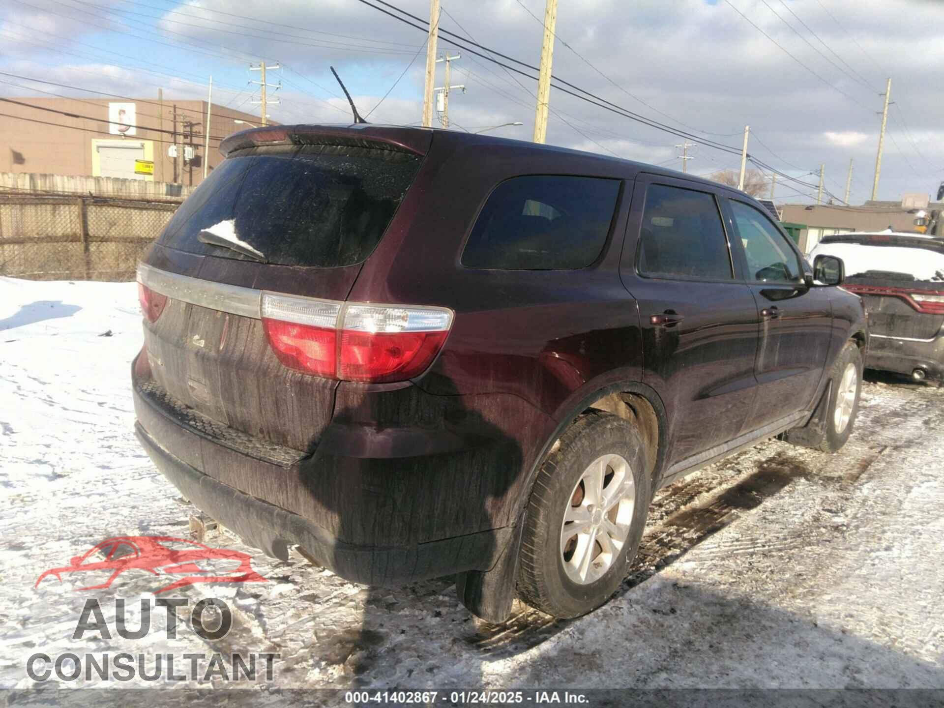 DODGE DURANGO 2012 - 1C4RDJAG7CC206710