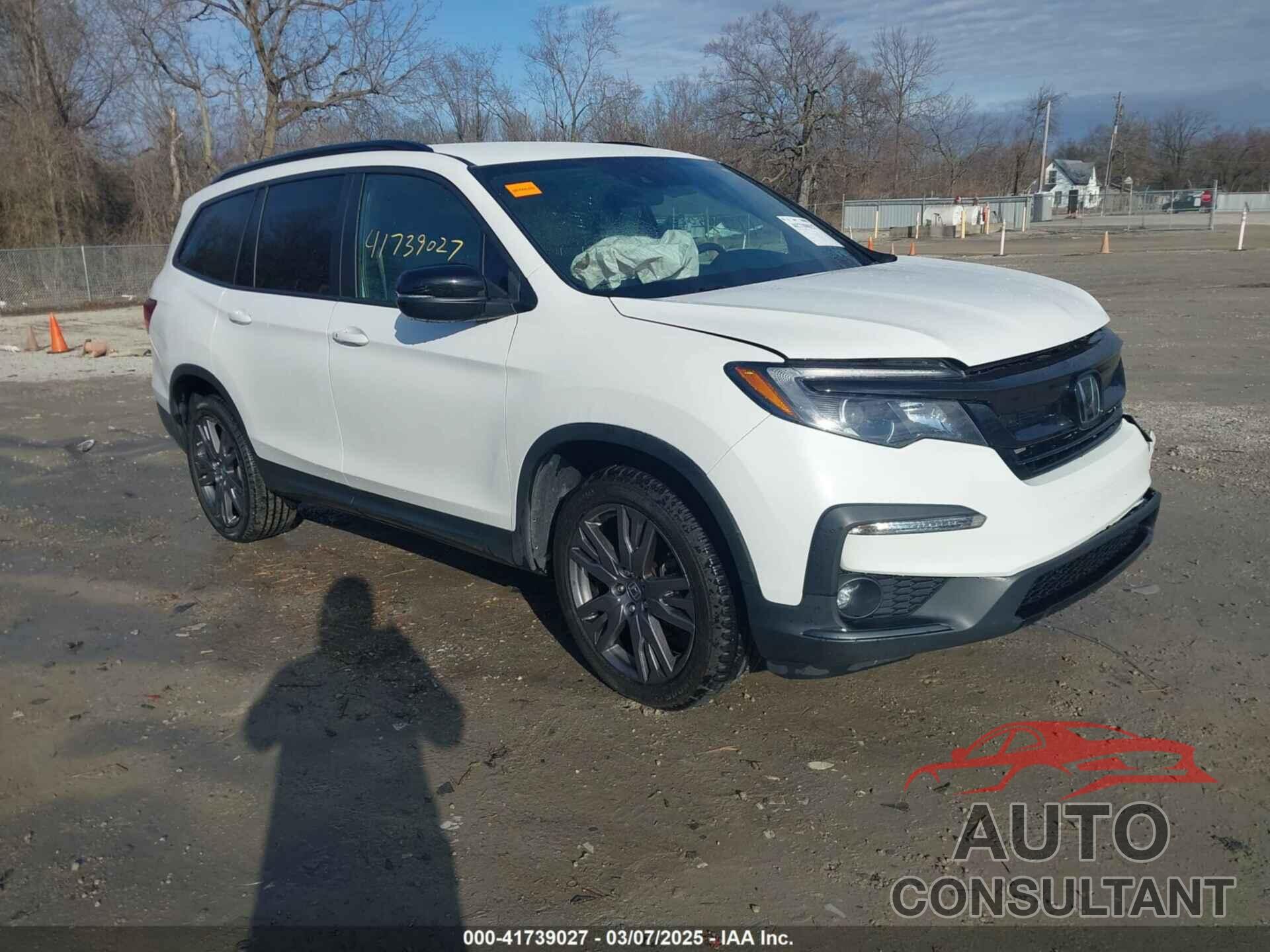 HONDA PILOT 2022 - 5FNYF6H39NB082905