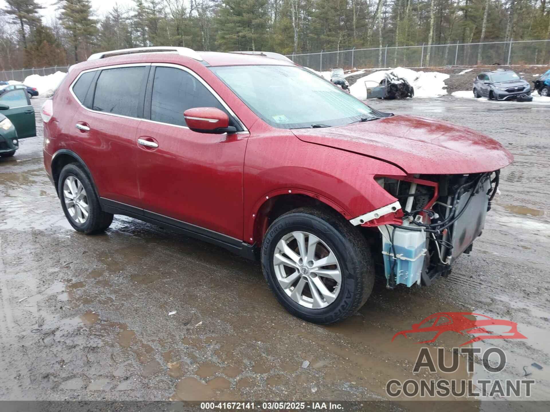 NISSAN ROGUE 2015 - KNMAT2MT1FP504357