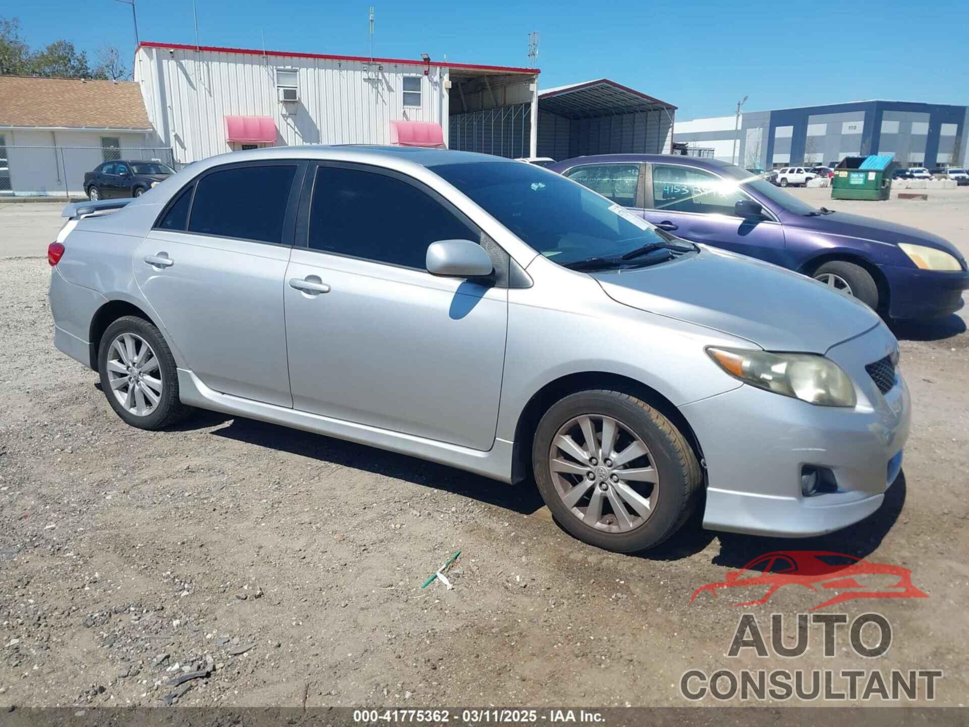 TOYOTA COROLLA 2009 - 2T1BU40E79C147810