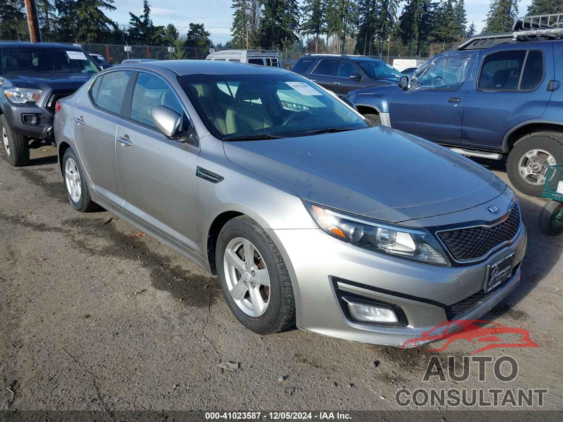 KIA OPTIMA 2014 - KNAGM4A74E5458654