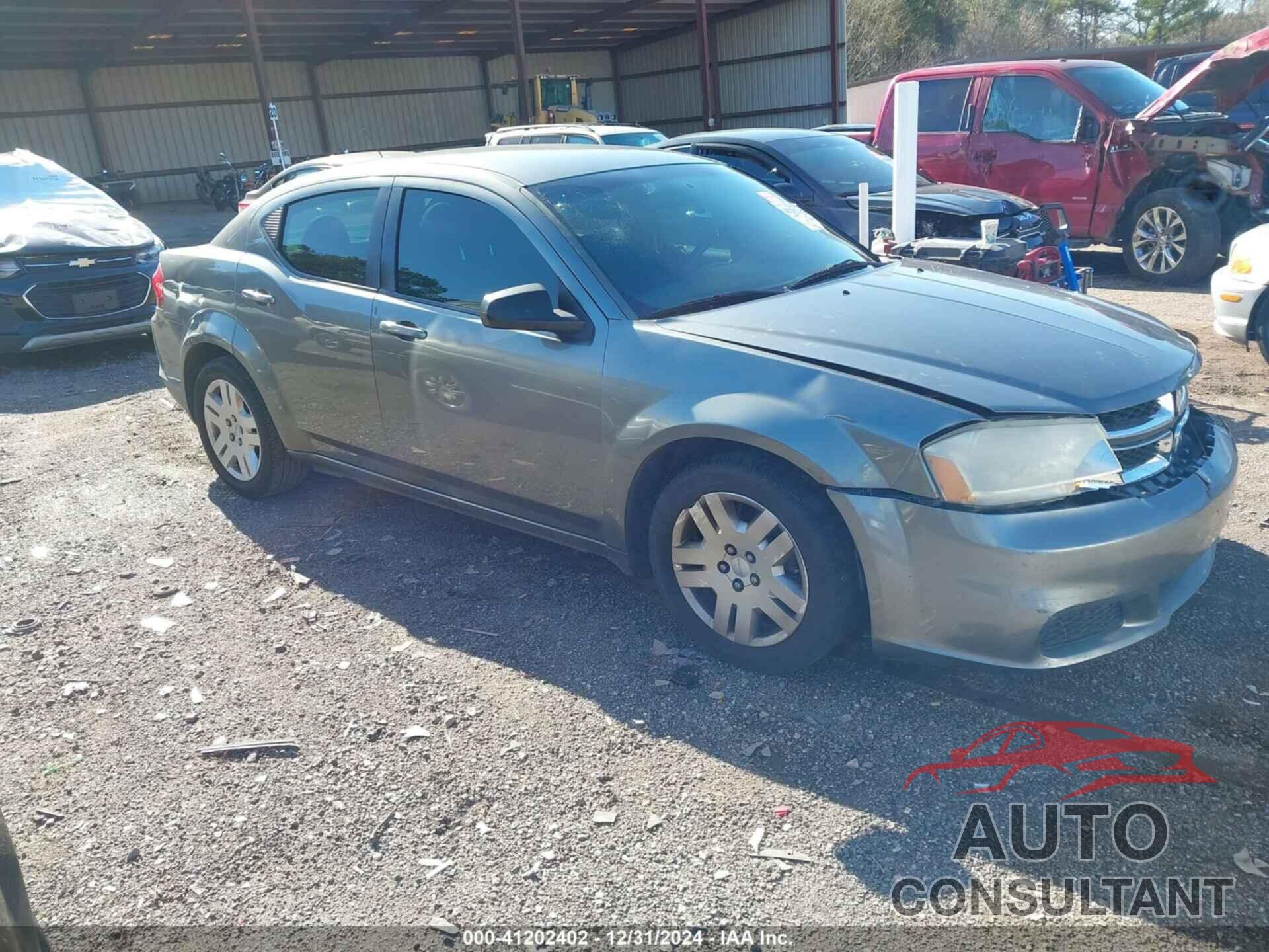 DODGE AVENGER 2013 - 1C3CDZAB8DN591519
