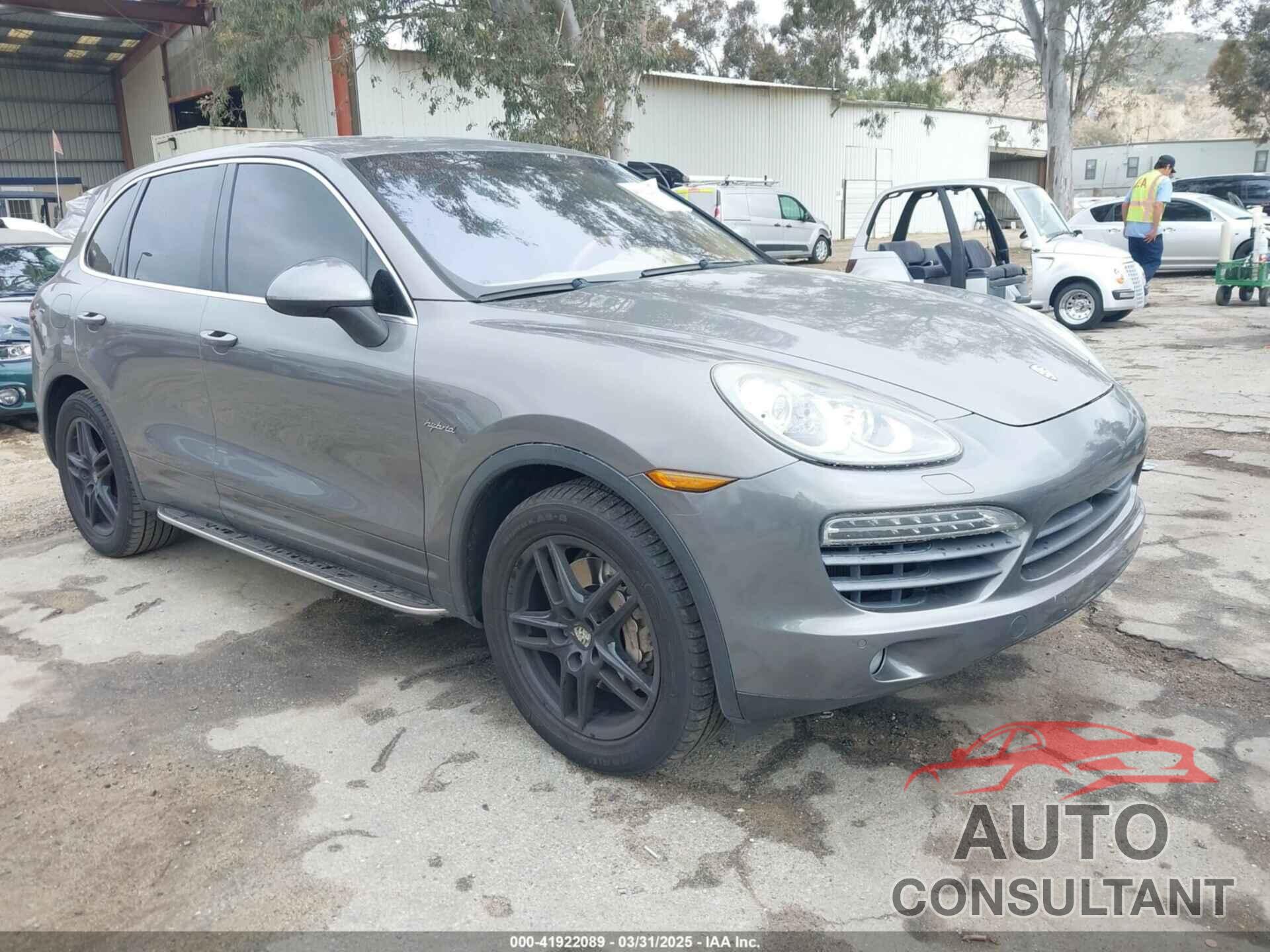 PORSCHE CAYENNE HYBRID 2012 - WP1AE2A25CLA90636