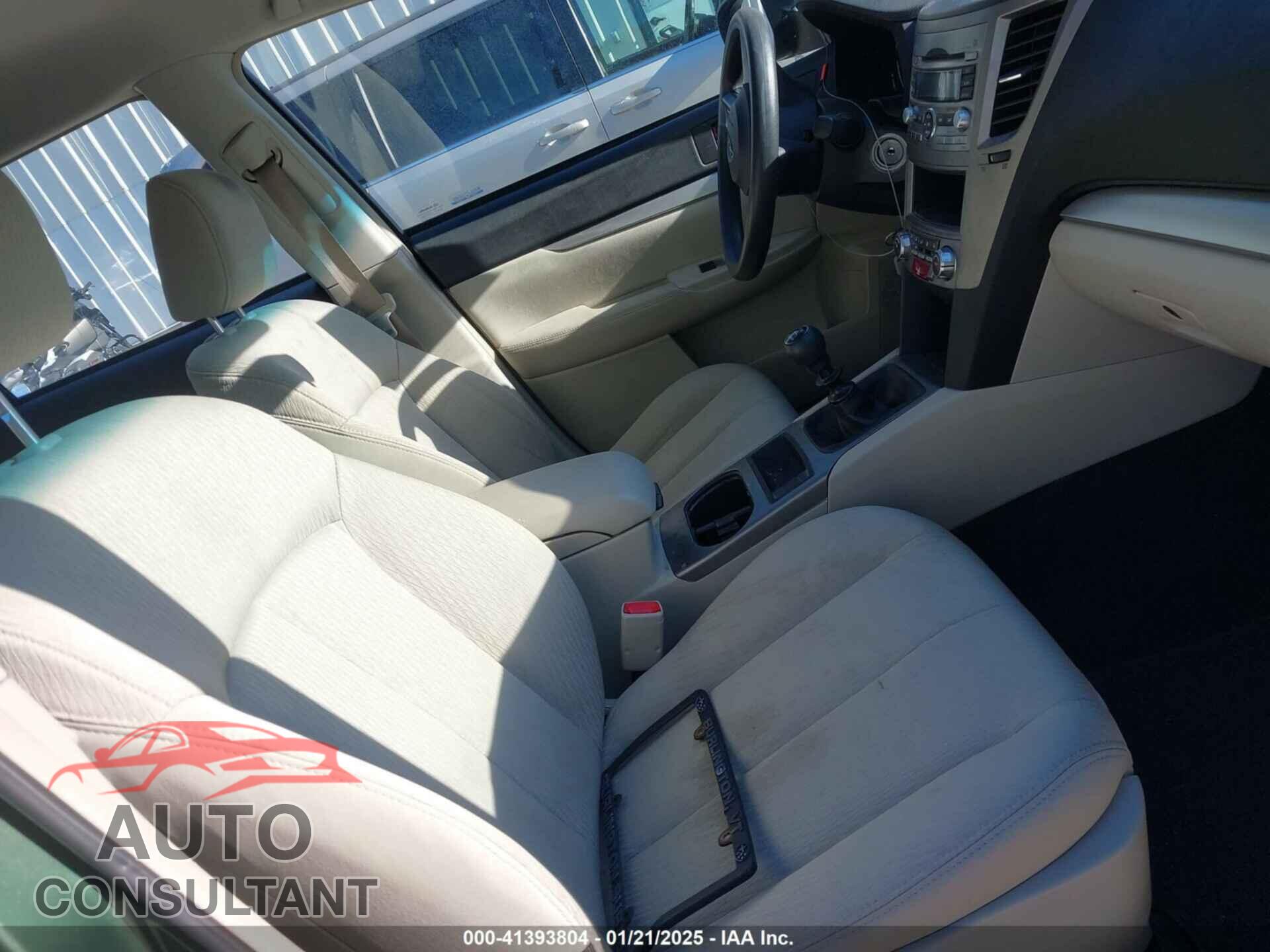 SUBARU OUTBACK 2010 - 4S4BRBAC7A1330177