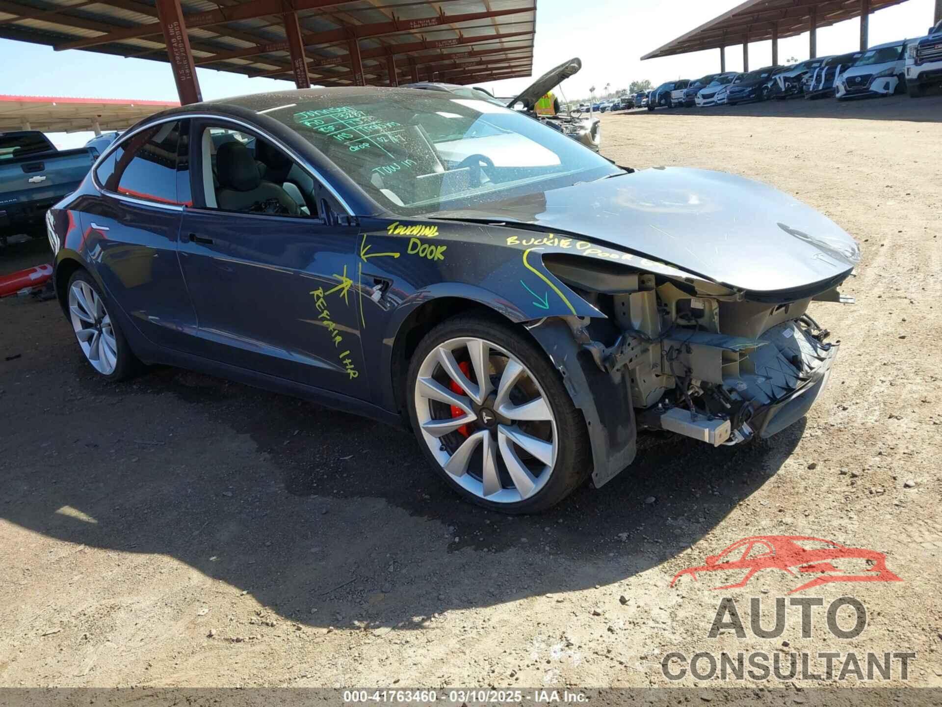 TESLA MODEL 3 2018 - 5YJ3E1EB6JF105837