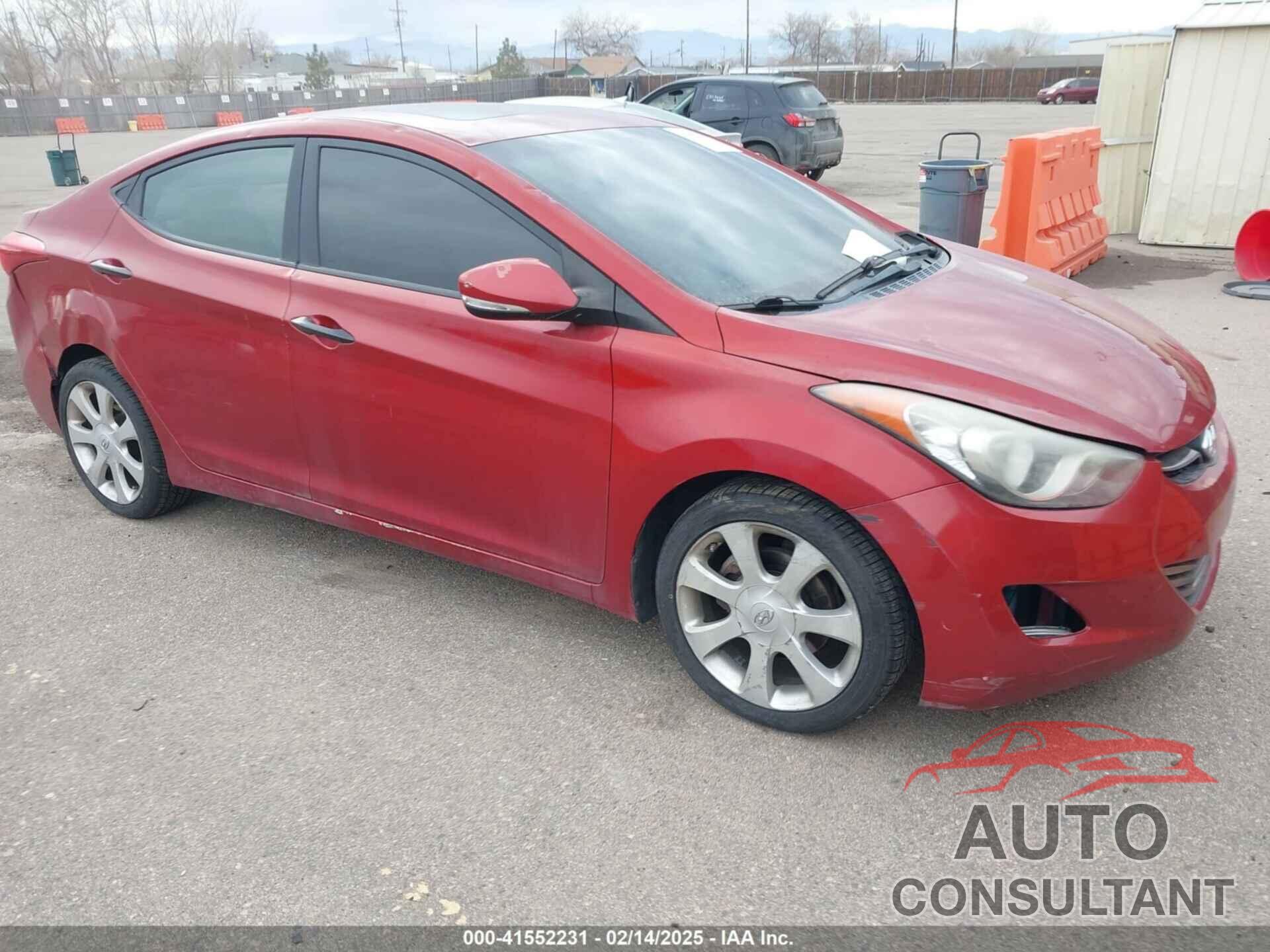 HYUNDAI ELANTRA 2011 - KMHDH4AE1BU161038