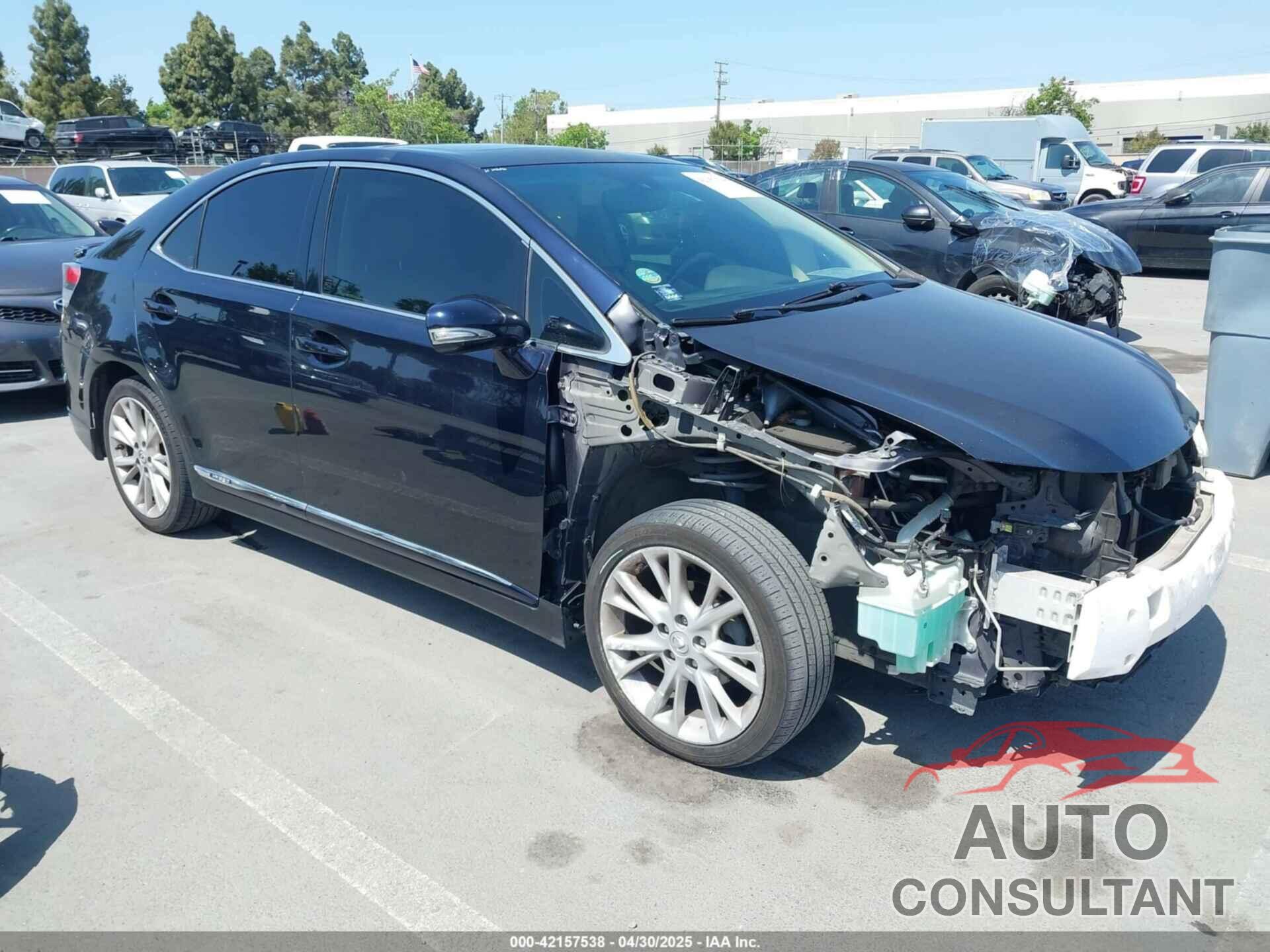 LEXUS HS 250H 2010 - JTHBB1BAXA2023644