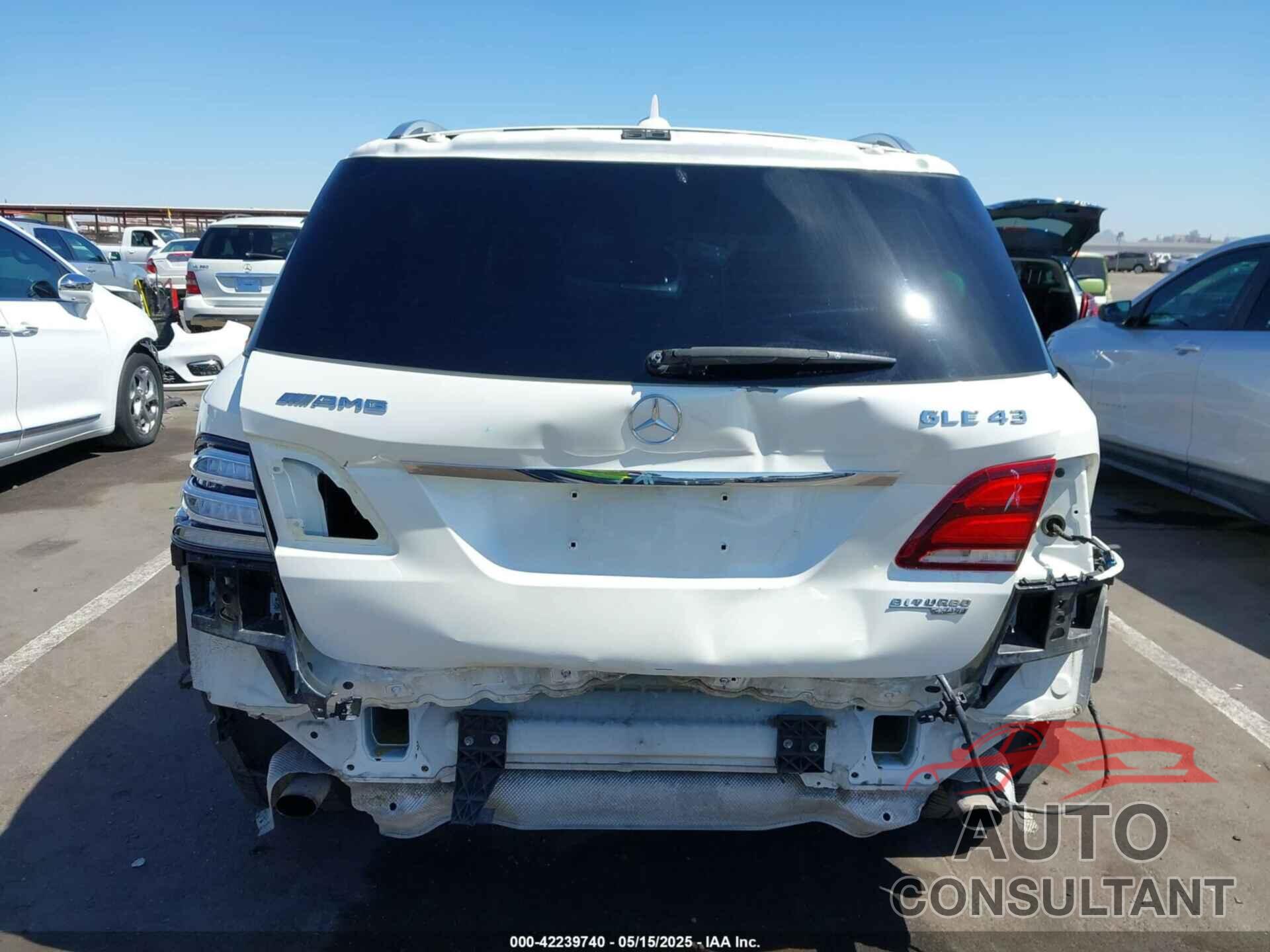 MERCEDES-BENZ AMG GLE 43 2018 - 4JGDA6EB5JA998357