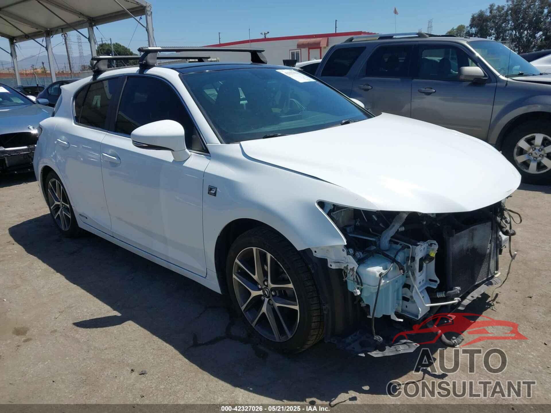 LEXUS CT 200H 2017 - JTHKD5BH1H2285206